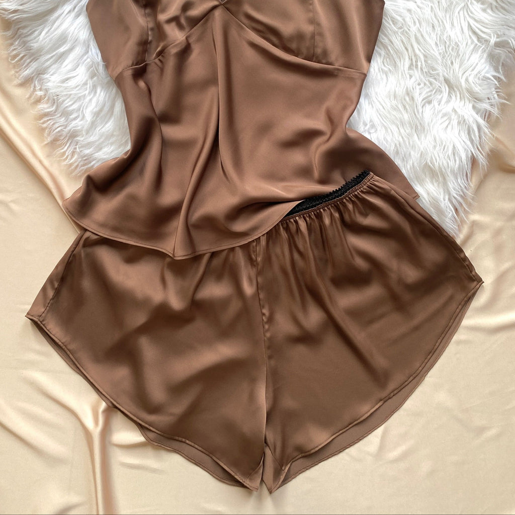 Layla Satin Cami & Shorts Set