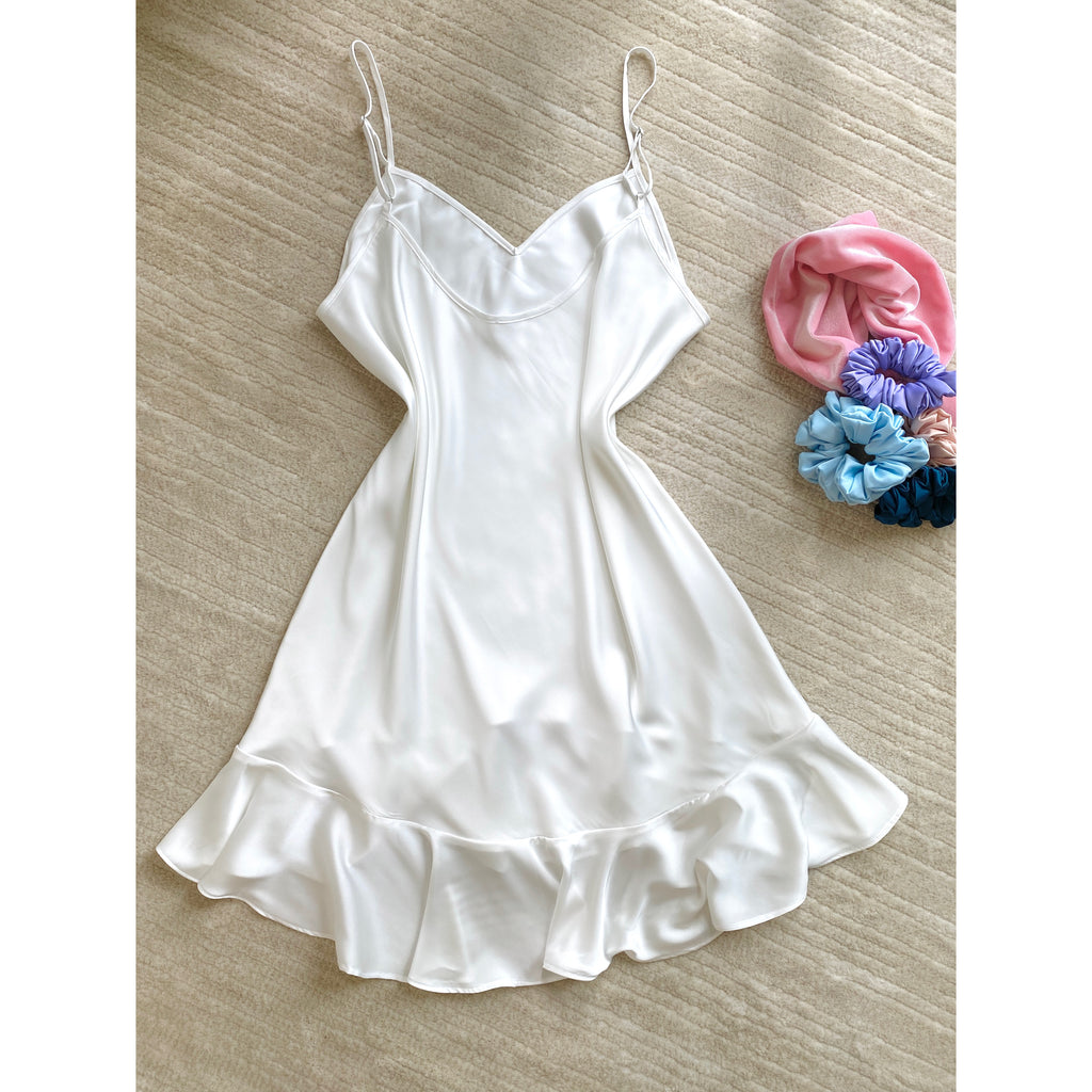 Ami Satin Fishtail Dress, Bridal Nightgown & Elegant Sleepwear
