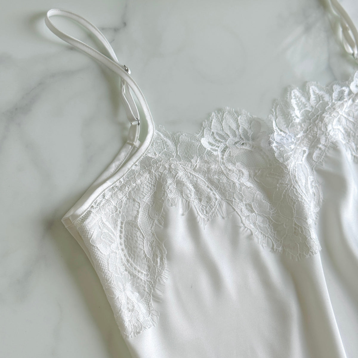 Lace Satin Camisole Set – Bridal Lace Sleepwear, Bridesmaid Gift, Poise