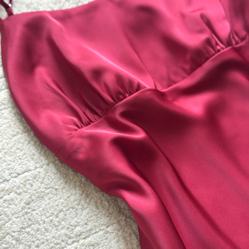 Night Date Outfit Silky Mini Dress Cami Nightgown Gift For Her LILA