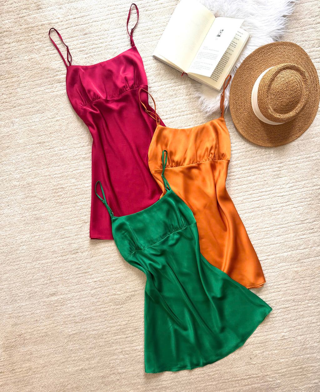 Night Date Outfit Silky Mini Dress Cami Nightgown Gift For Her LILA