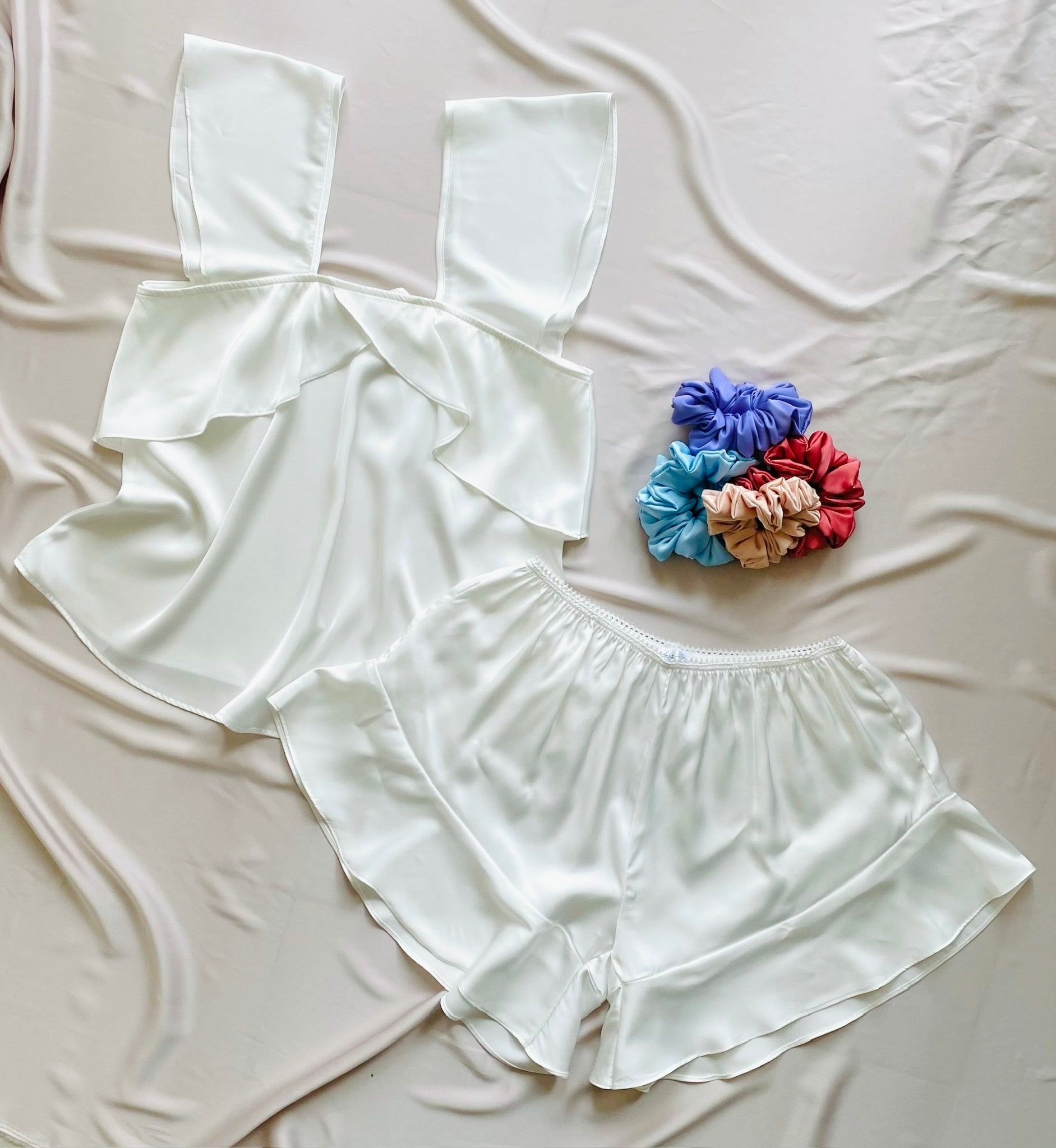 Satin Cami Pajama Set, Bridesmaid & Bridal Shower Gift, KRIS Set