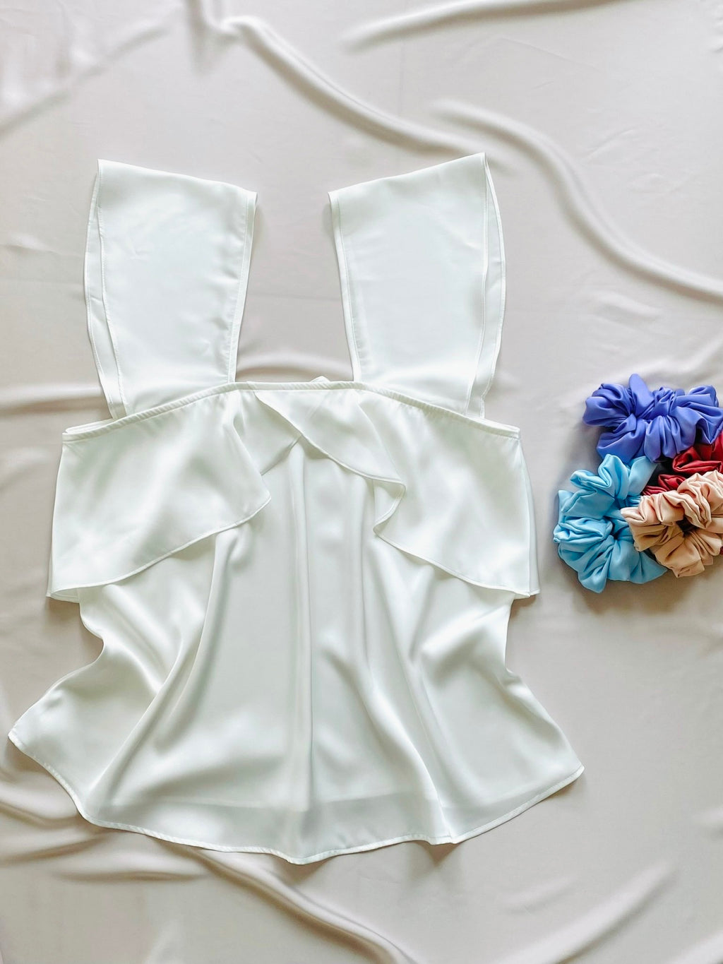 Silky Satin Pajama Set, Wide Strap Cami Shorts, Bridesmaid Gift, Bridal Loungewear KRIS