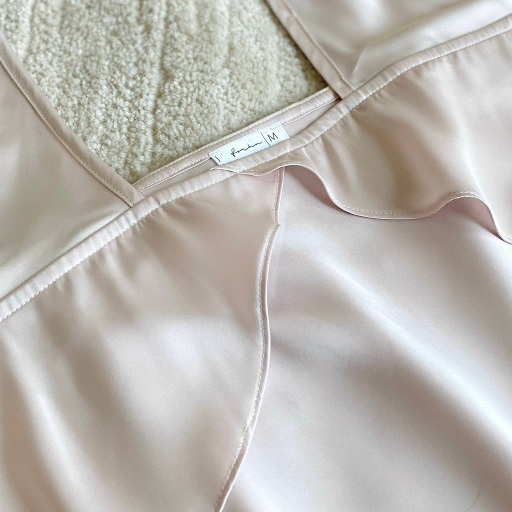 Silky Satin Pajama Set, Wide Strap Cami Shorts, Bridesmaid Gift, Bridal Loungewear KRIS