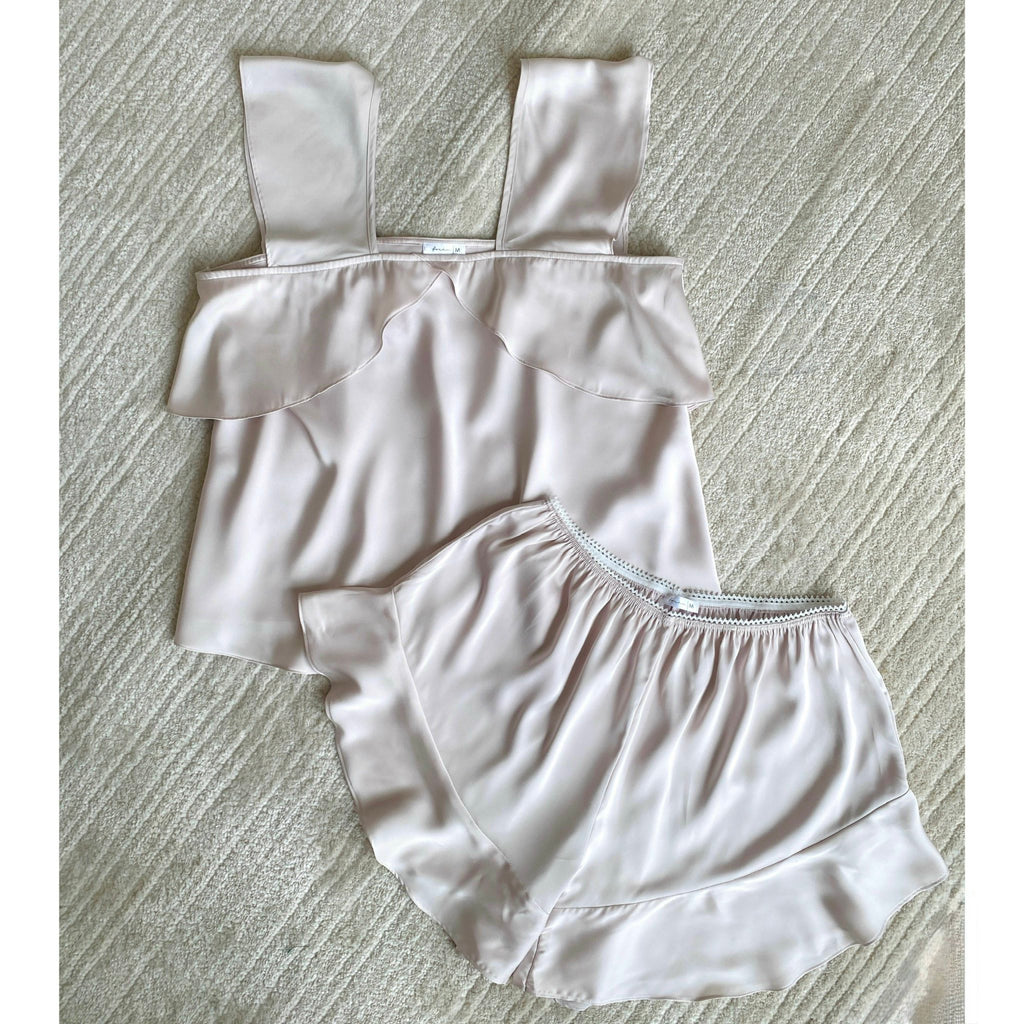 Satin Cami Pajama Set, Bridesmaid & Bridal Shower Gift, KRIS Set