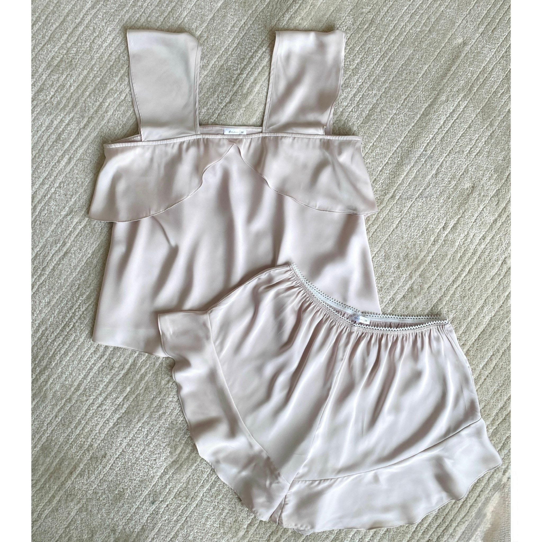Satin Cami Pajama Set, Bridesmaid & Bridal Shower Gift, KRIS Set