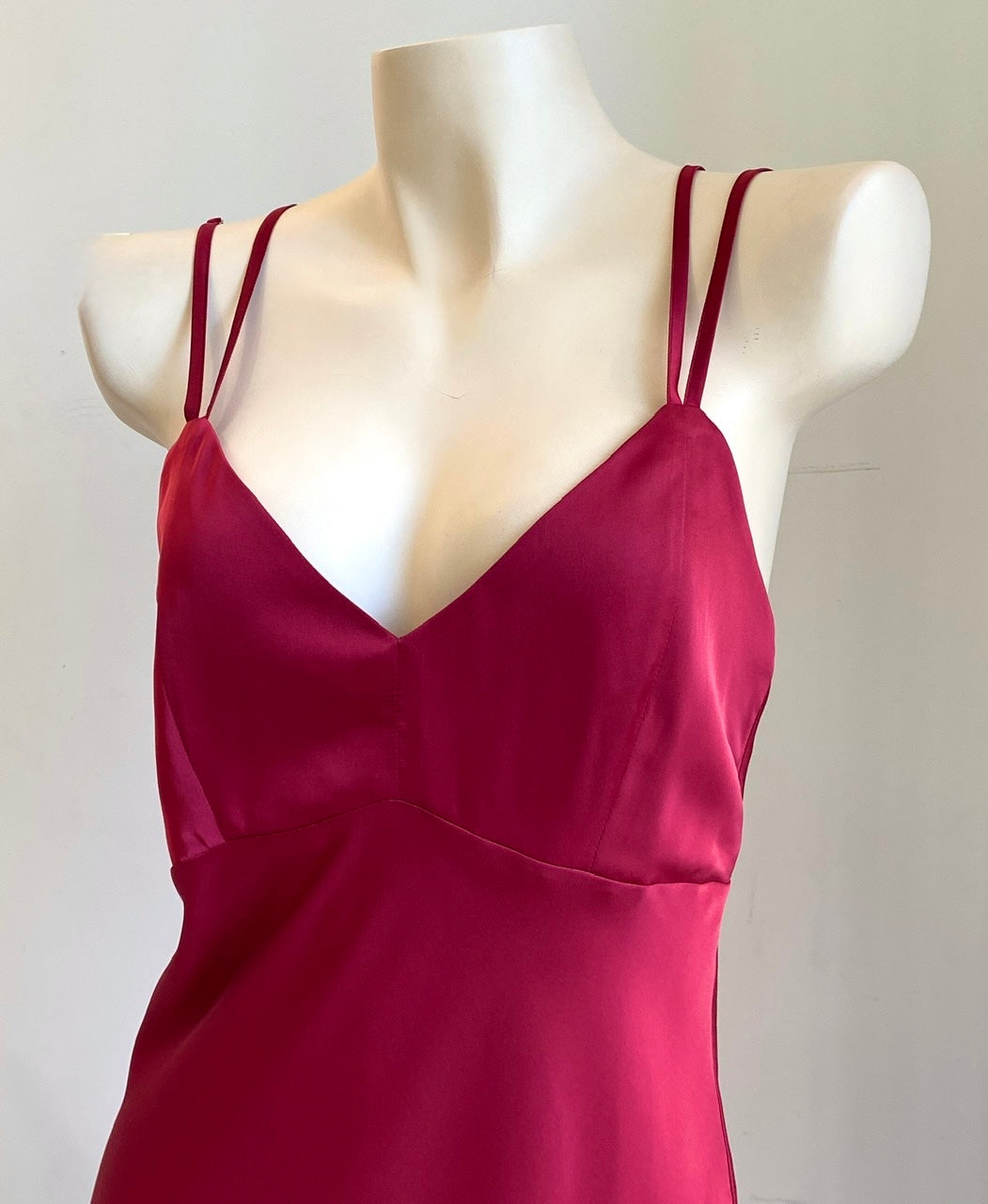 Silky Satin Backless Slip Dress – Open Back Cami Nightgown | CUP2