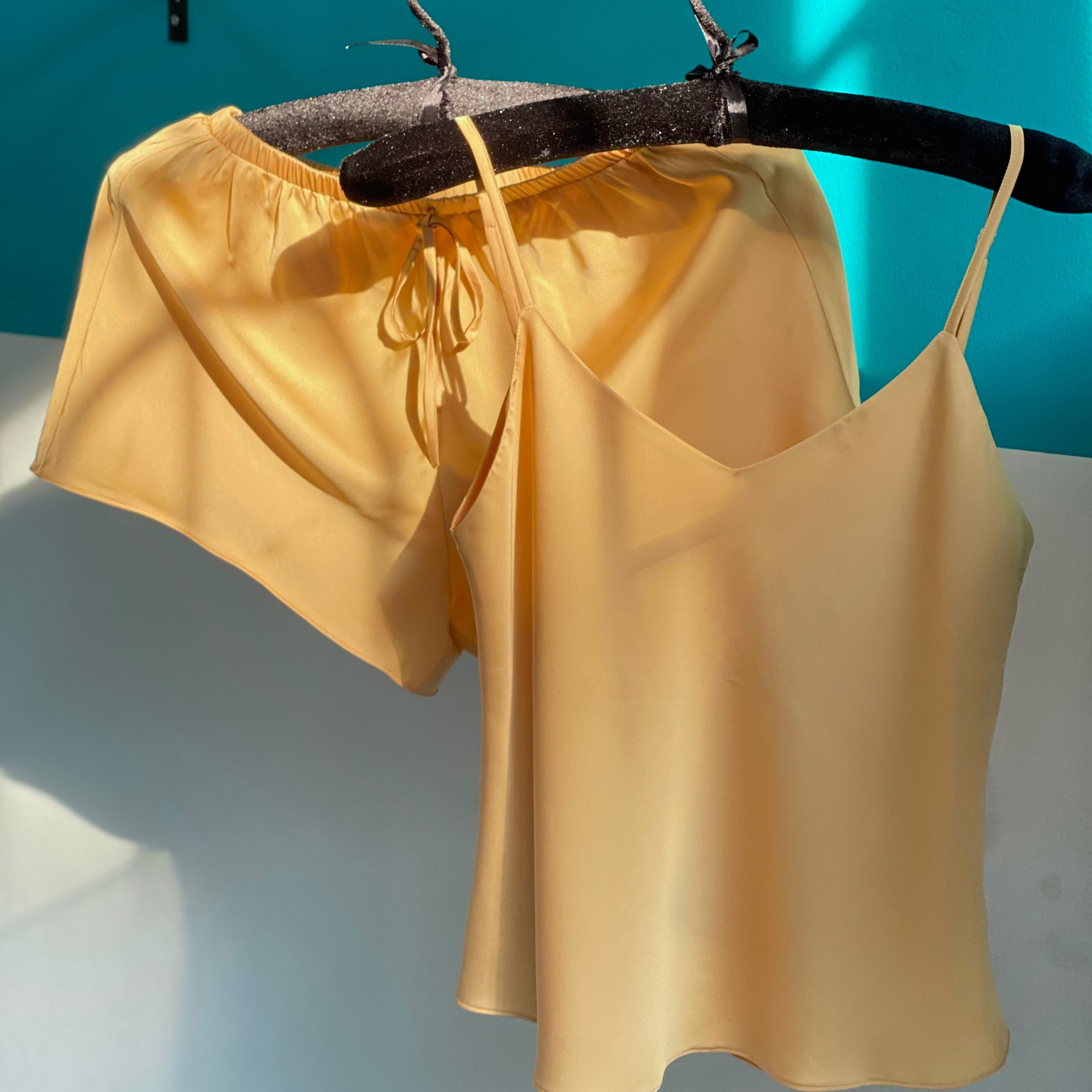 Ednatim Silky Camisole Top or Pajamas Shorts Set