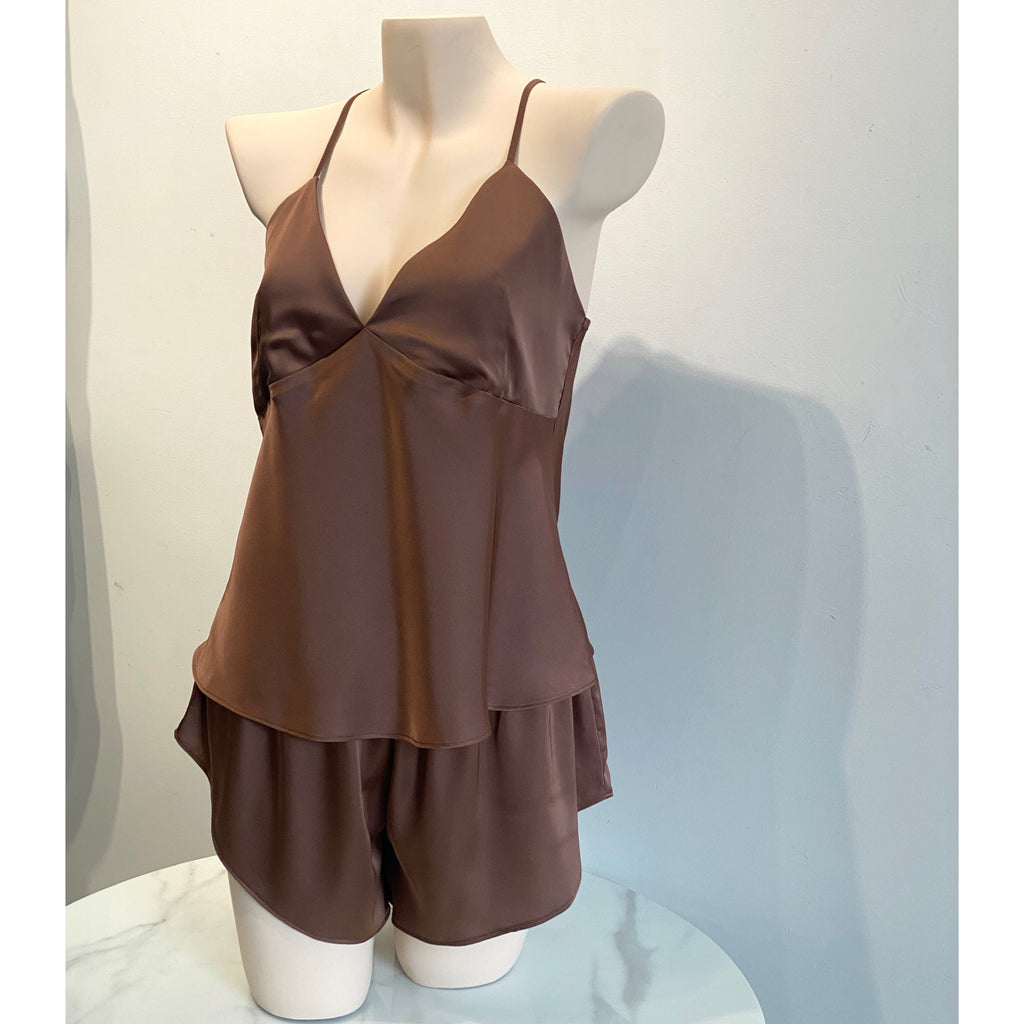 Layla Satin Cami & Shorts Set