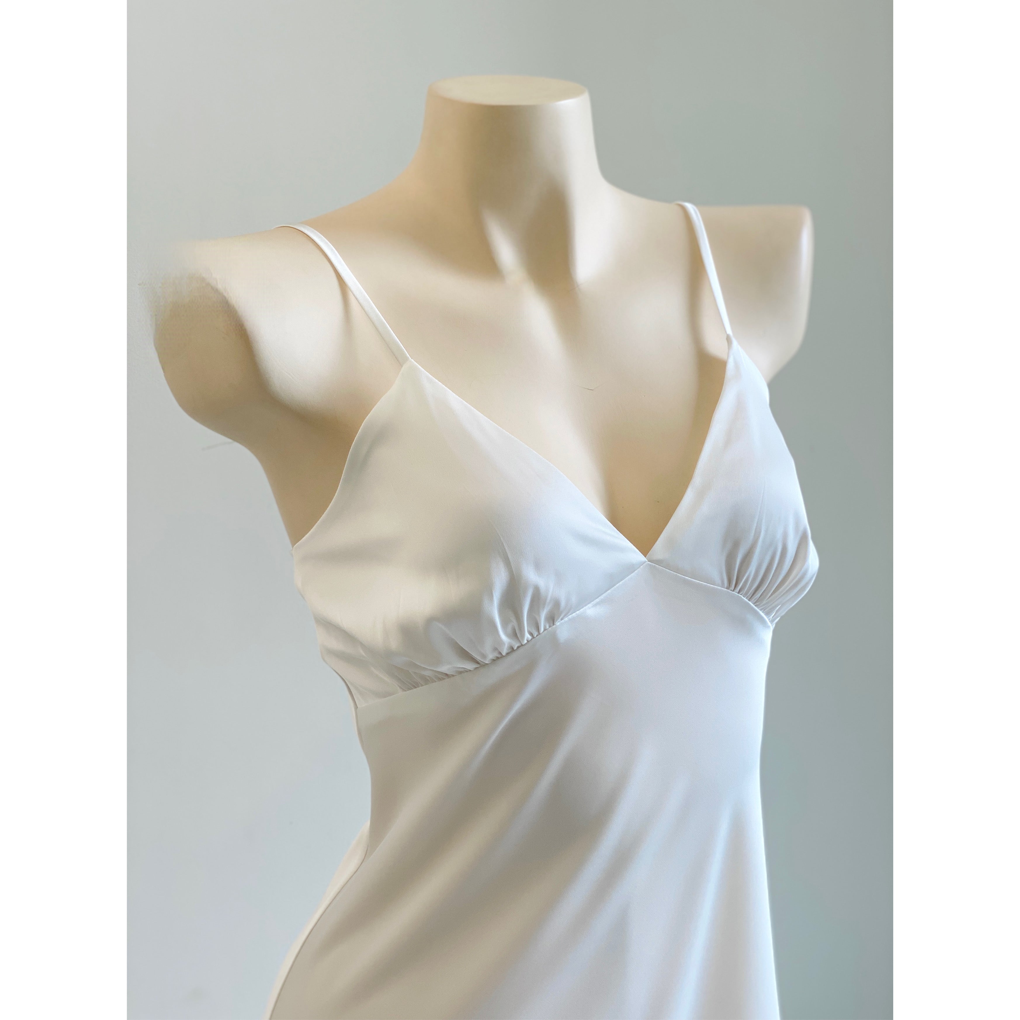 Satin Slip Dress Cami Nightgown Bride Bridesmaid Gift Kevacup1
