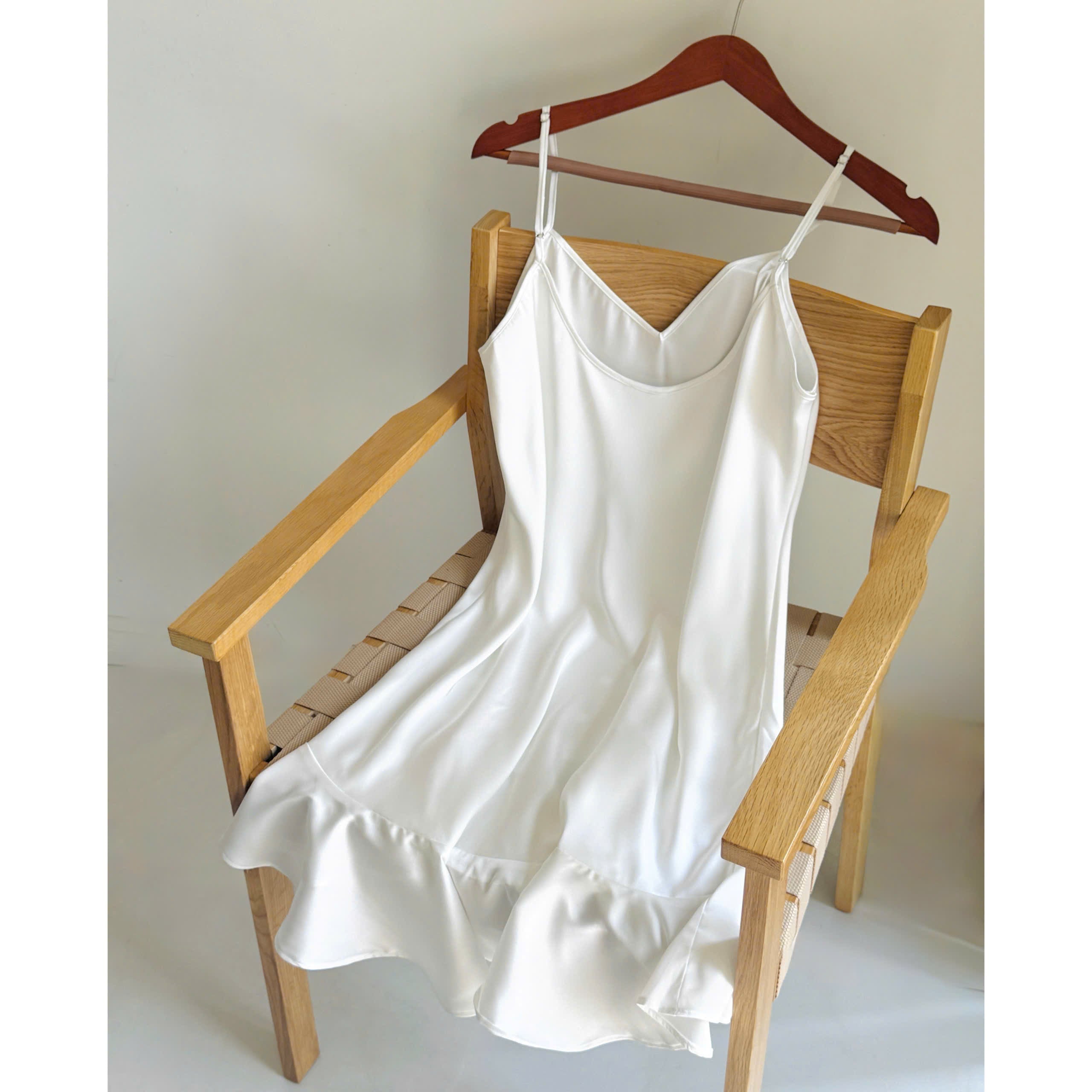 Ami Satin Fishtail Dress, Bridal Nightgown & Elegant Sleepwear