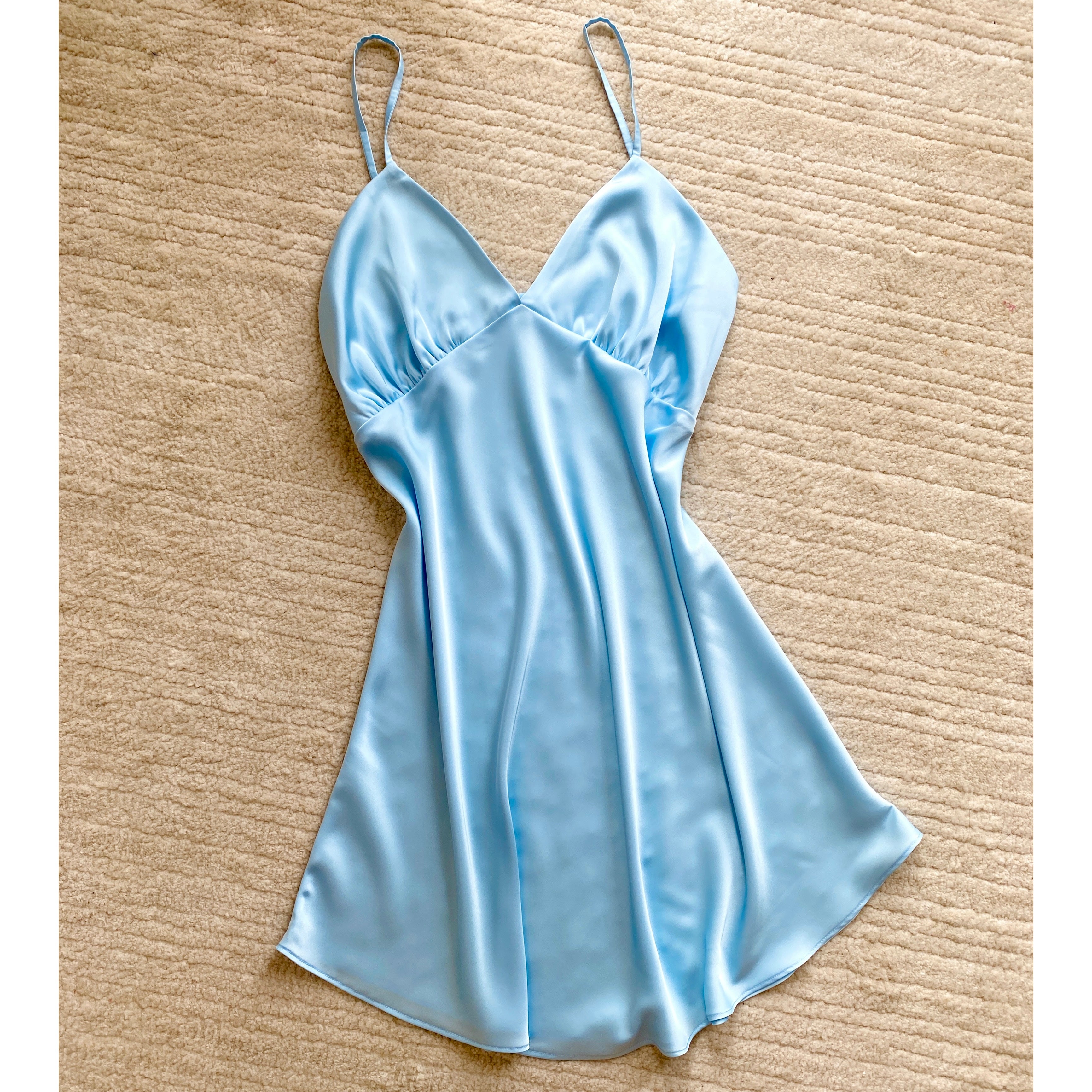 Satin Slip Dress Bridal Nightgown Women's Sleepwear Bridesmaid Gift Kevacup1