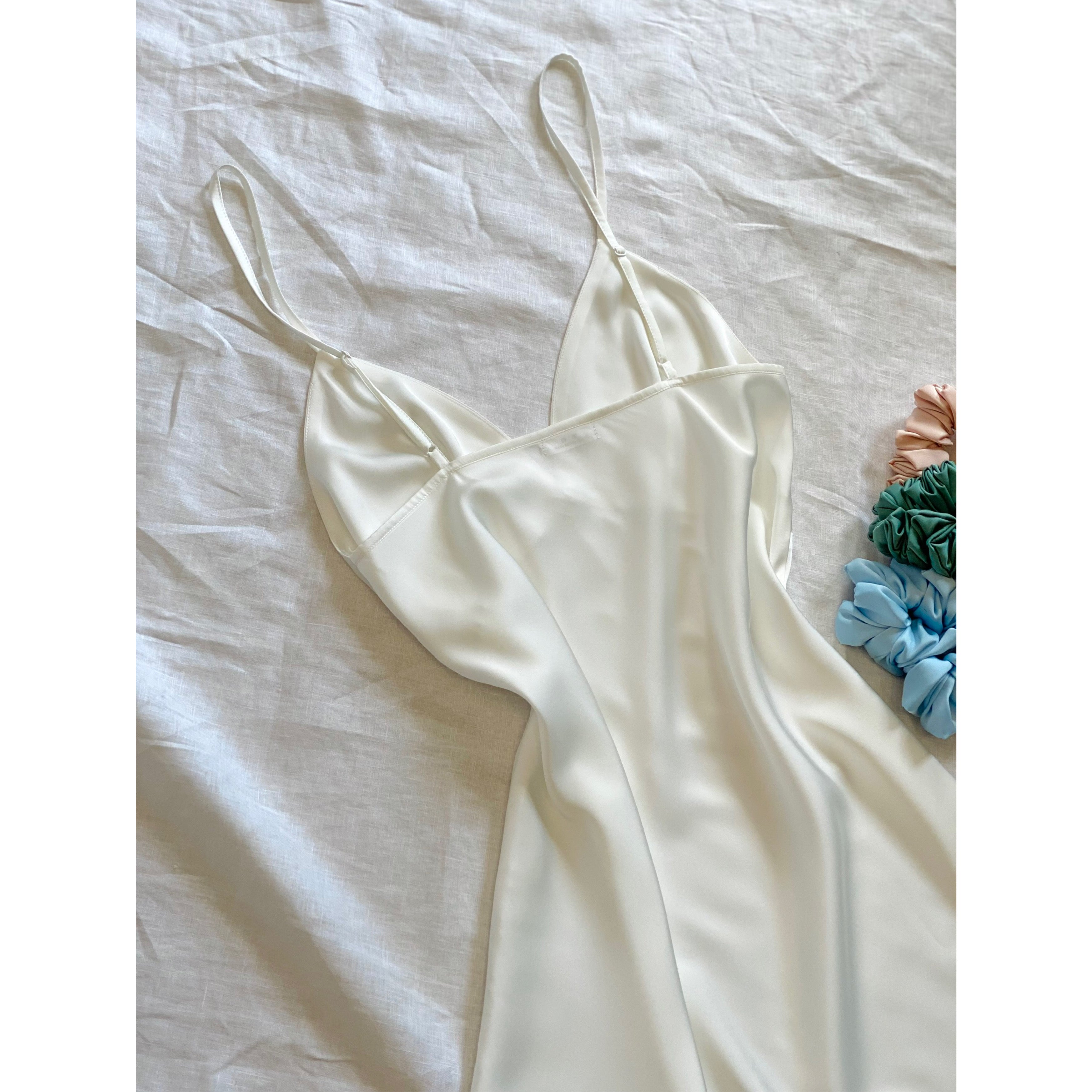 Satin Slip Dress Bridesmaid Nightgown Bridal Party Gifts Kevacup1