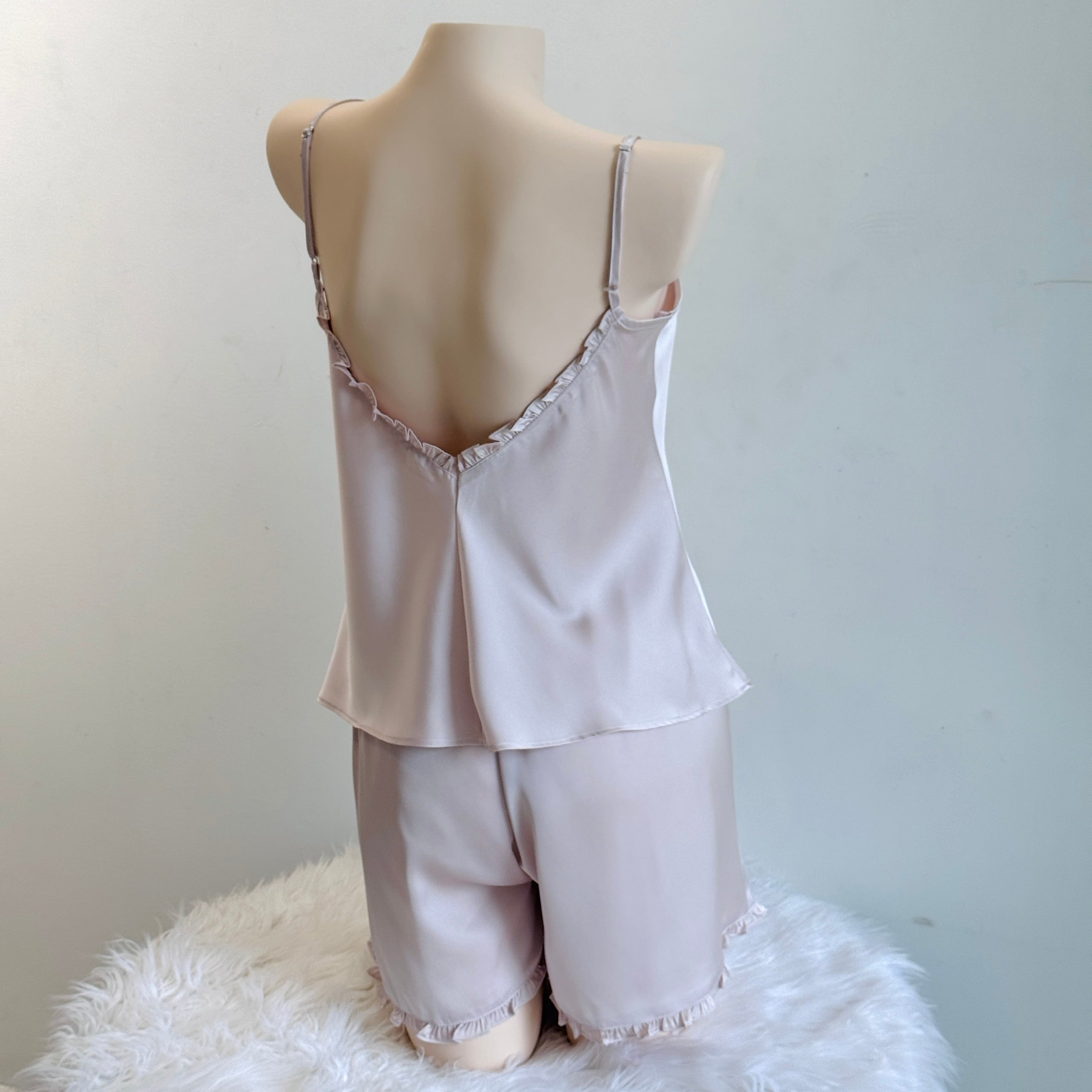 Satin Cami and Shorts: Bridal Party Pajamas, Bride & Bachelorette Gift JULIE