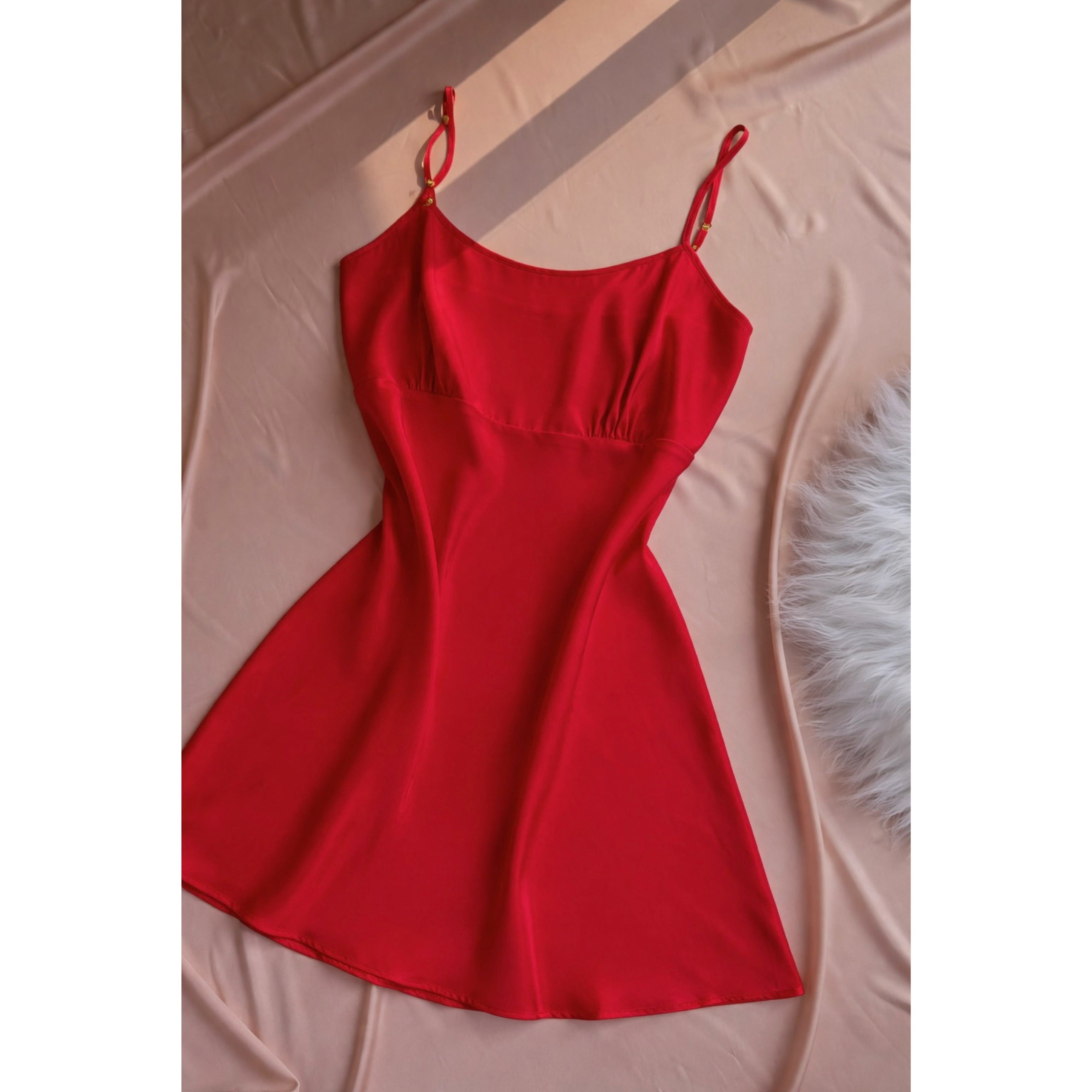 Satin Slip Dress Silky Cami Nightgown Gift For Her JESSIE