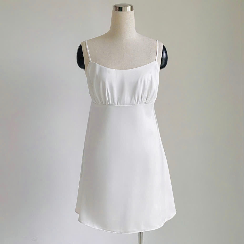 Night Date Outfit Silky Mini Dress Cami Nightgown Gift For Her LILA