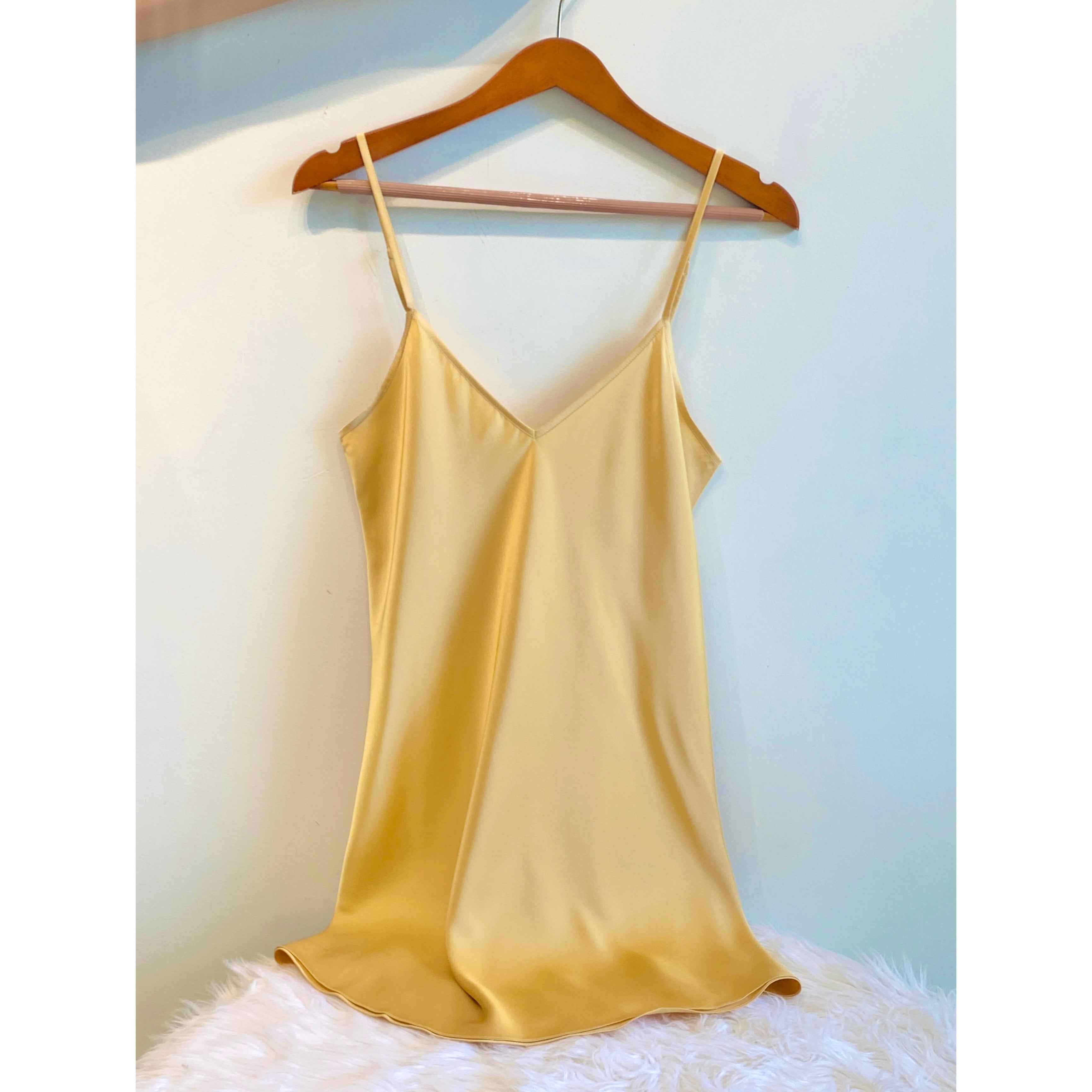 Joie Satin Slip Dress Bridesmaid Nightgown Under Slip or Petticoat