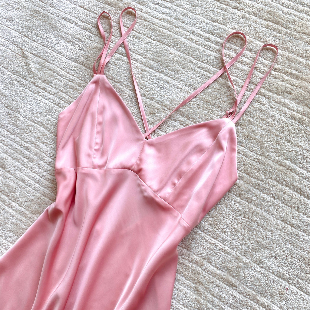 Satin Backless Slip Dress Sexy Sleepwear & Nightwear For Women Kevacup2