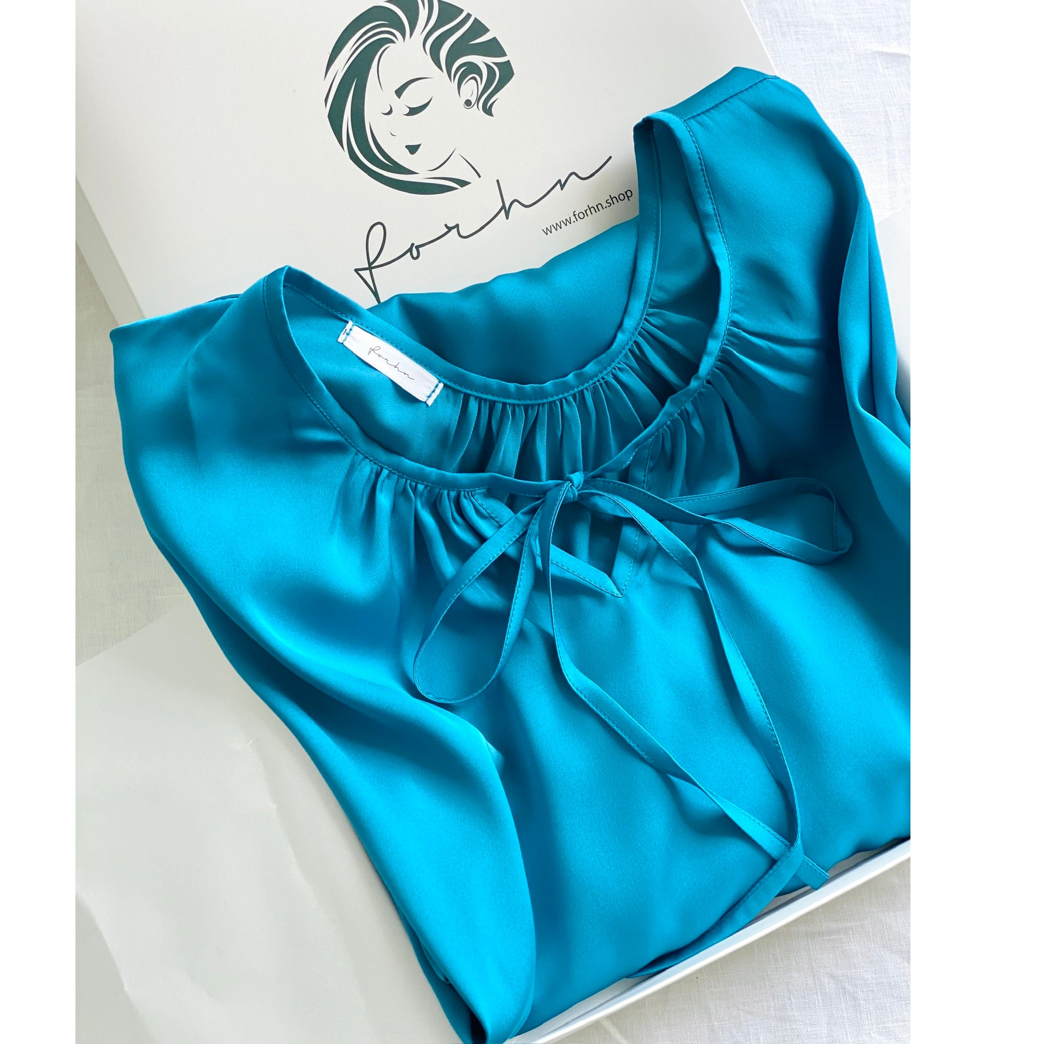 Moonla Ruffle Sleeve Nightgown, Romantic Satin Dress, Feminine Sleep Dress