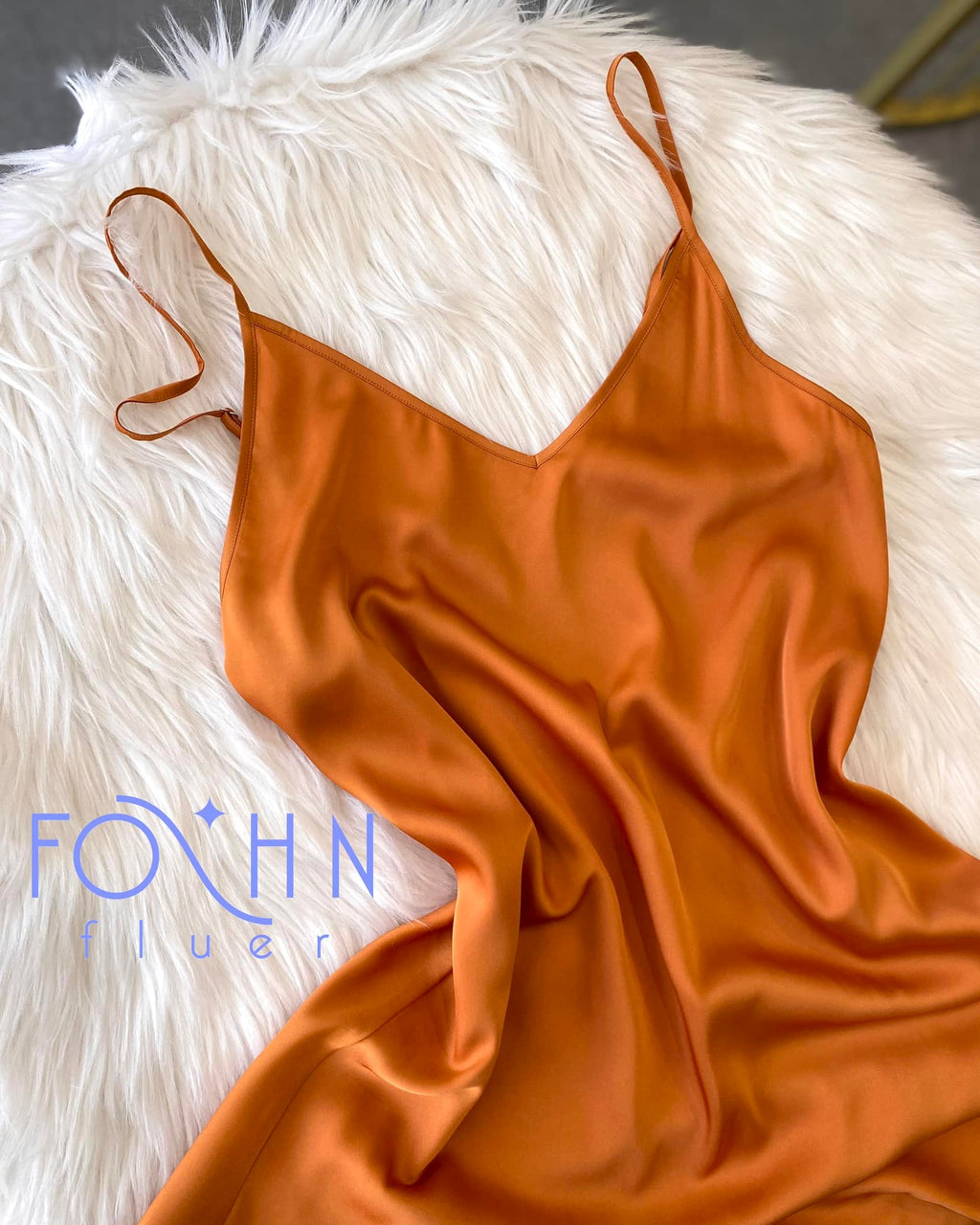 Joie Satin Slip Dress Cami Nightgown Silky Sleepwear