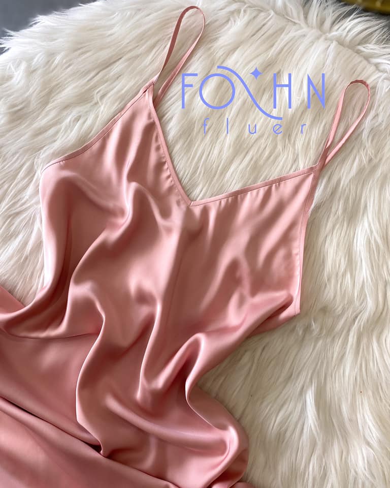 Joie Satin Slip Dress – Bridal Nightgown, Bridesmaid Getting Ready Outfit