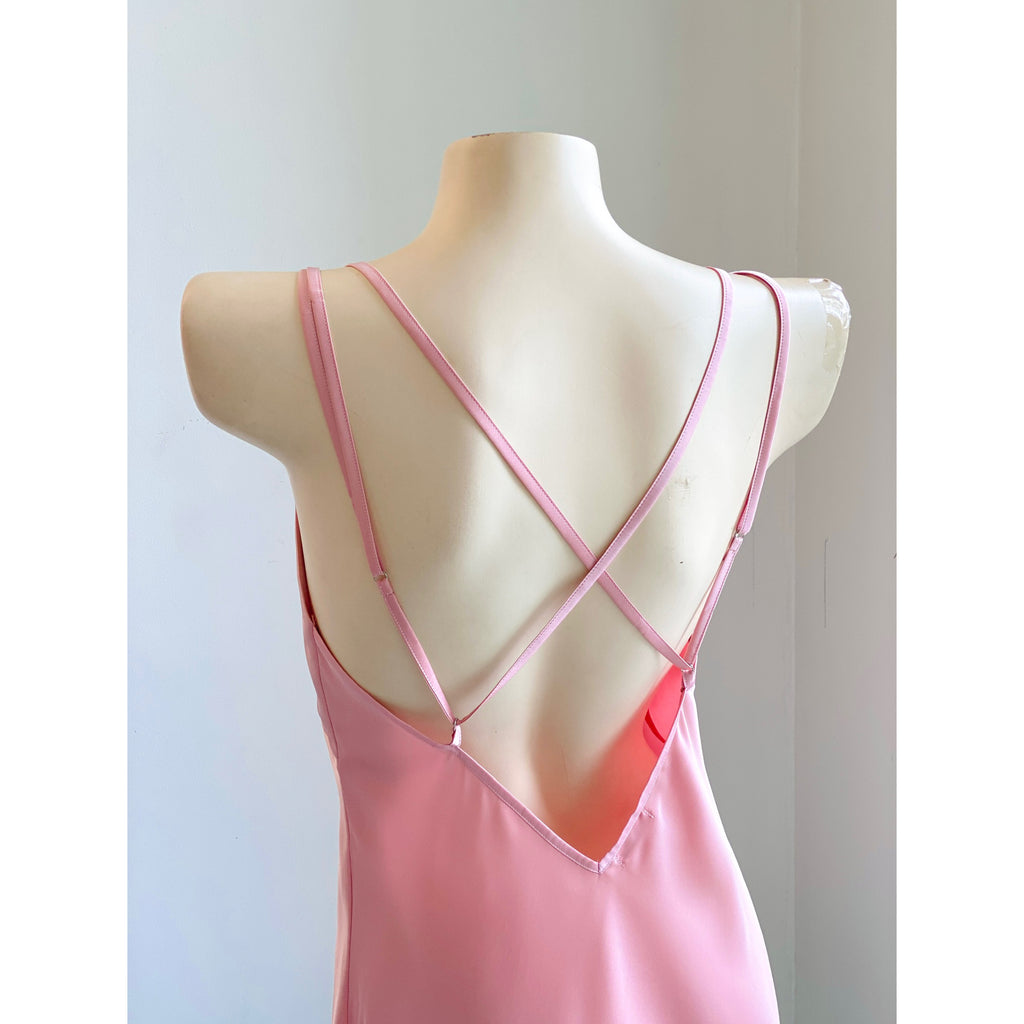 Satin Backless Slip Dress Sexy Sleepwear & Nightwear For Women Kevacup2