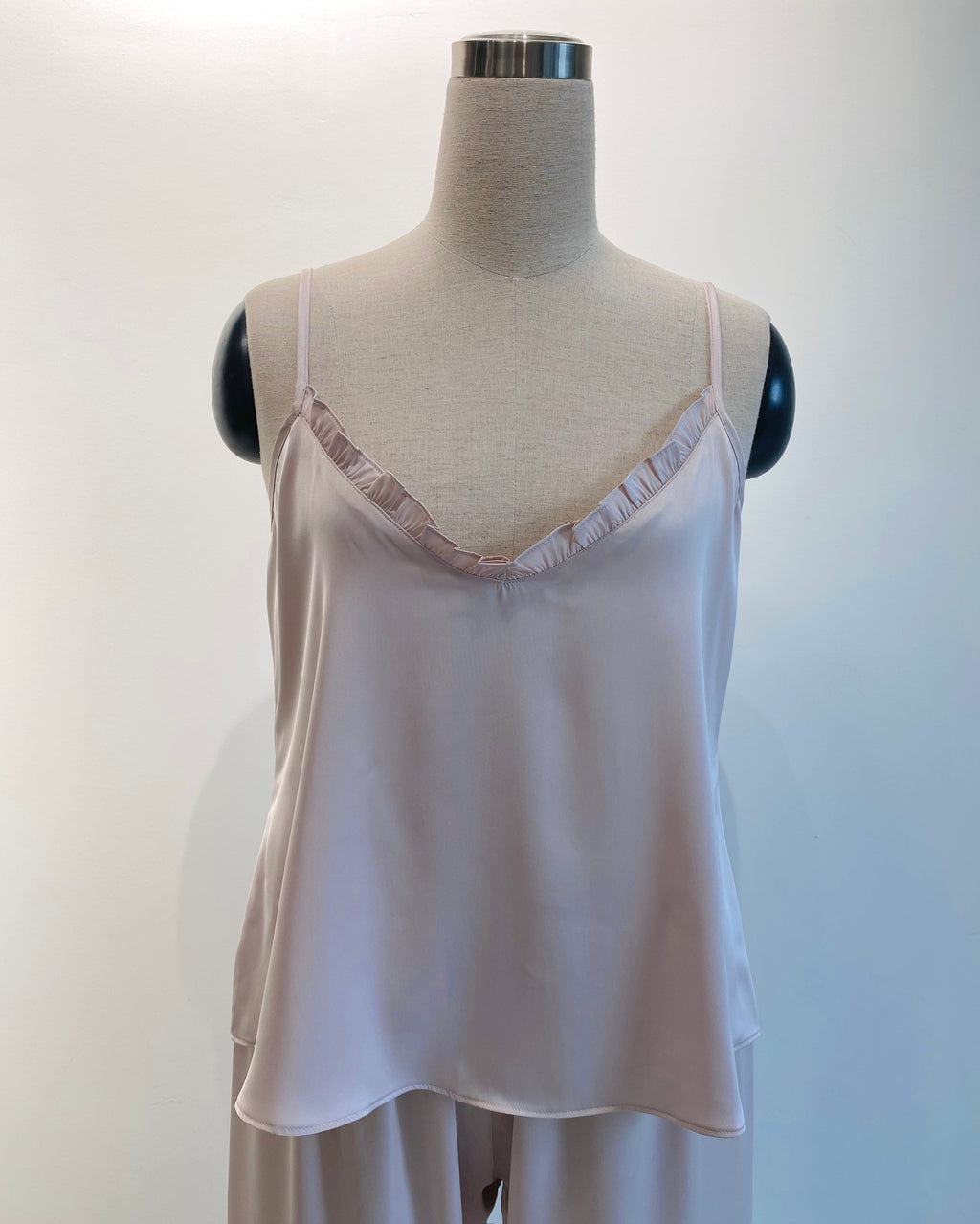 Satin Cami Long Pants Set Women, Bridal Sleepwear, Loungewear Pajama Set MixJulie