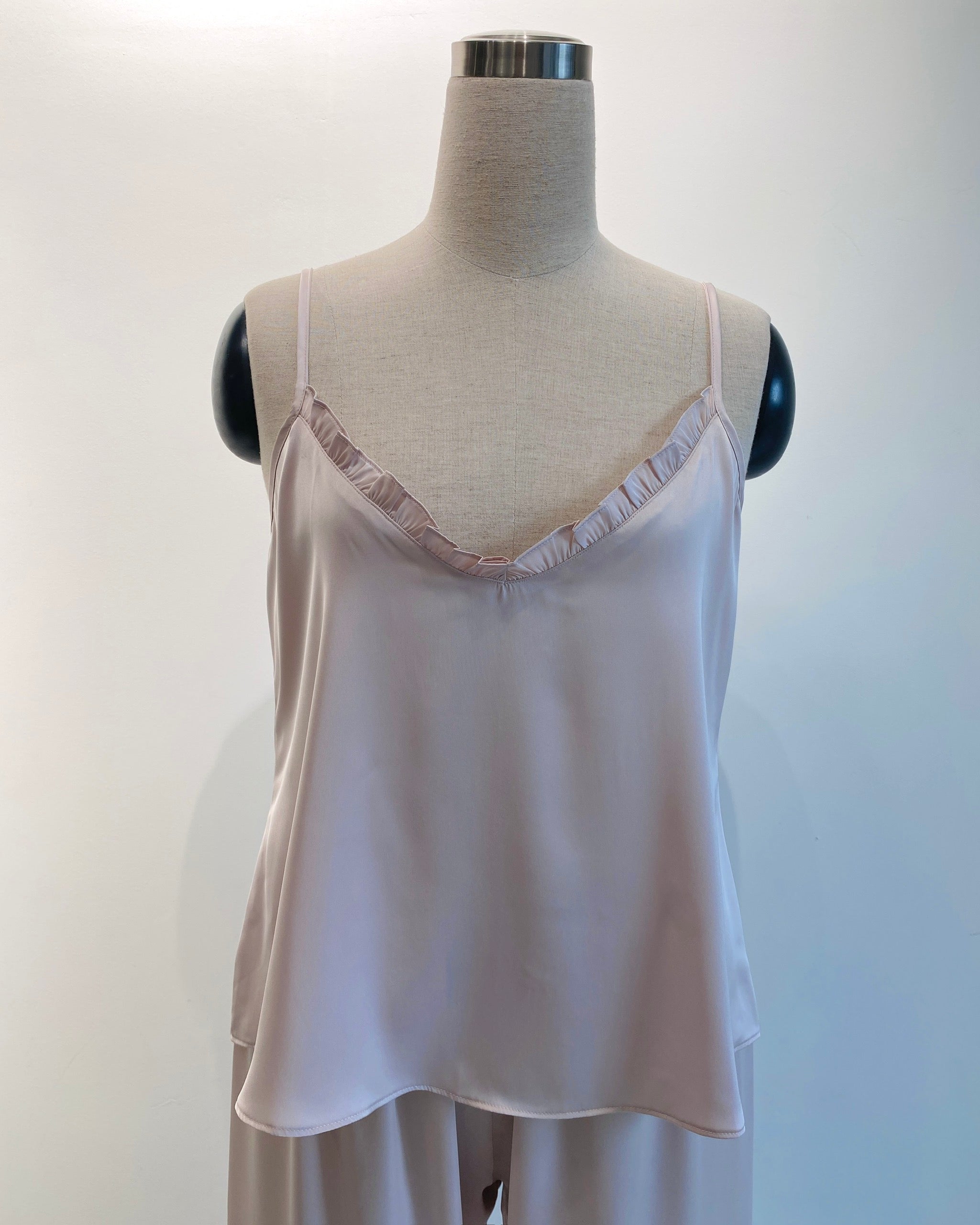 Satin Cami Long Pants Set Women, Bridal Sleepwear, Loungewear Pajama Set MixJulie