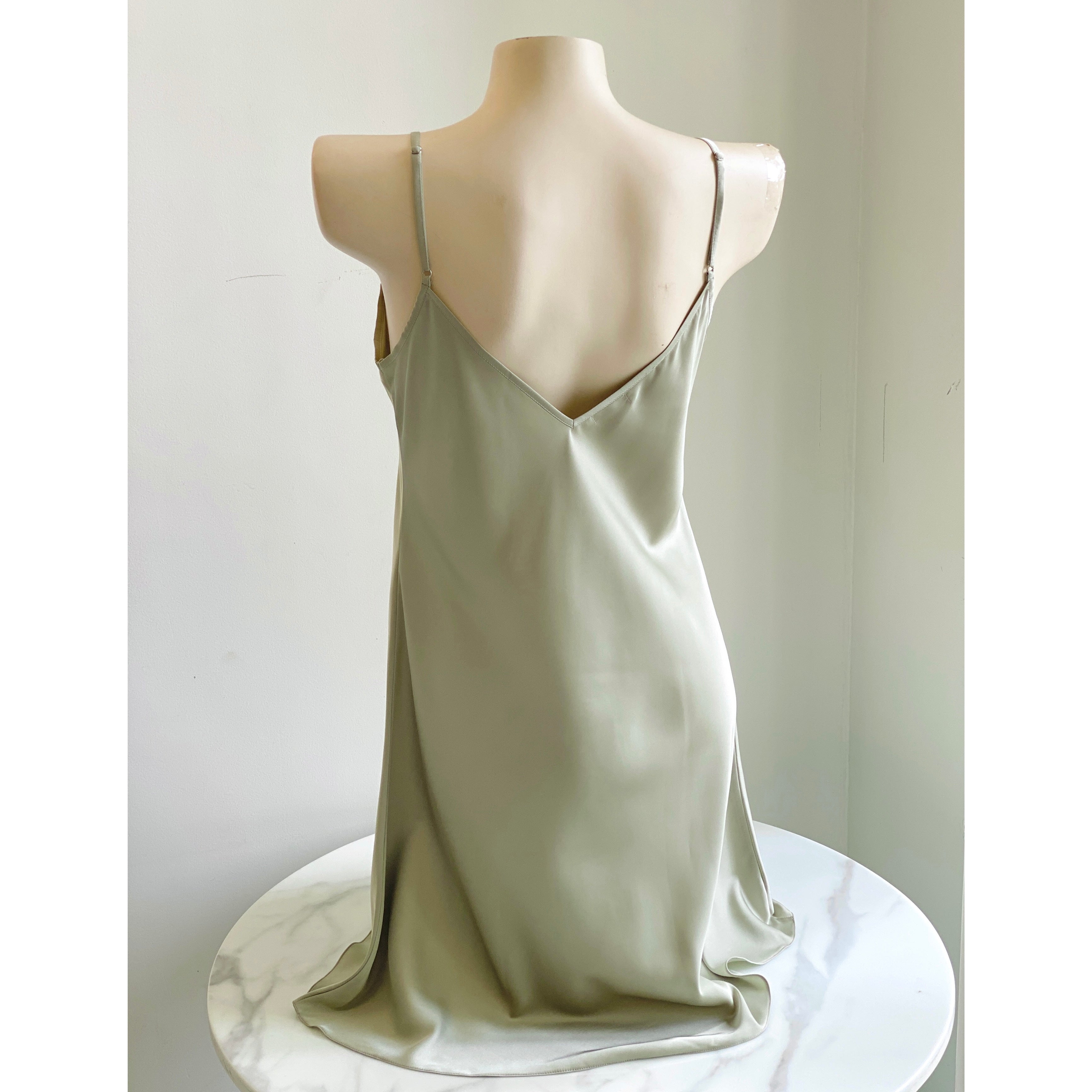 Joie Satin Slip Dress Bridesmaid Nightgown Under Slip or Petticoat