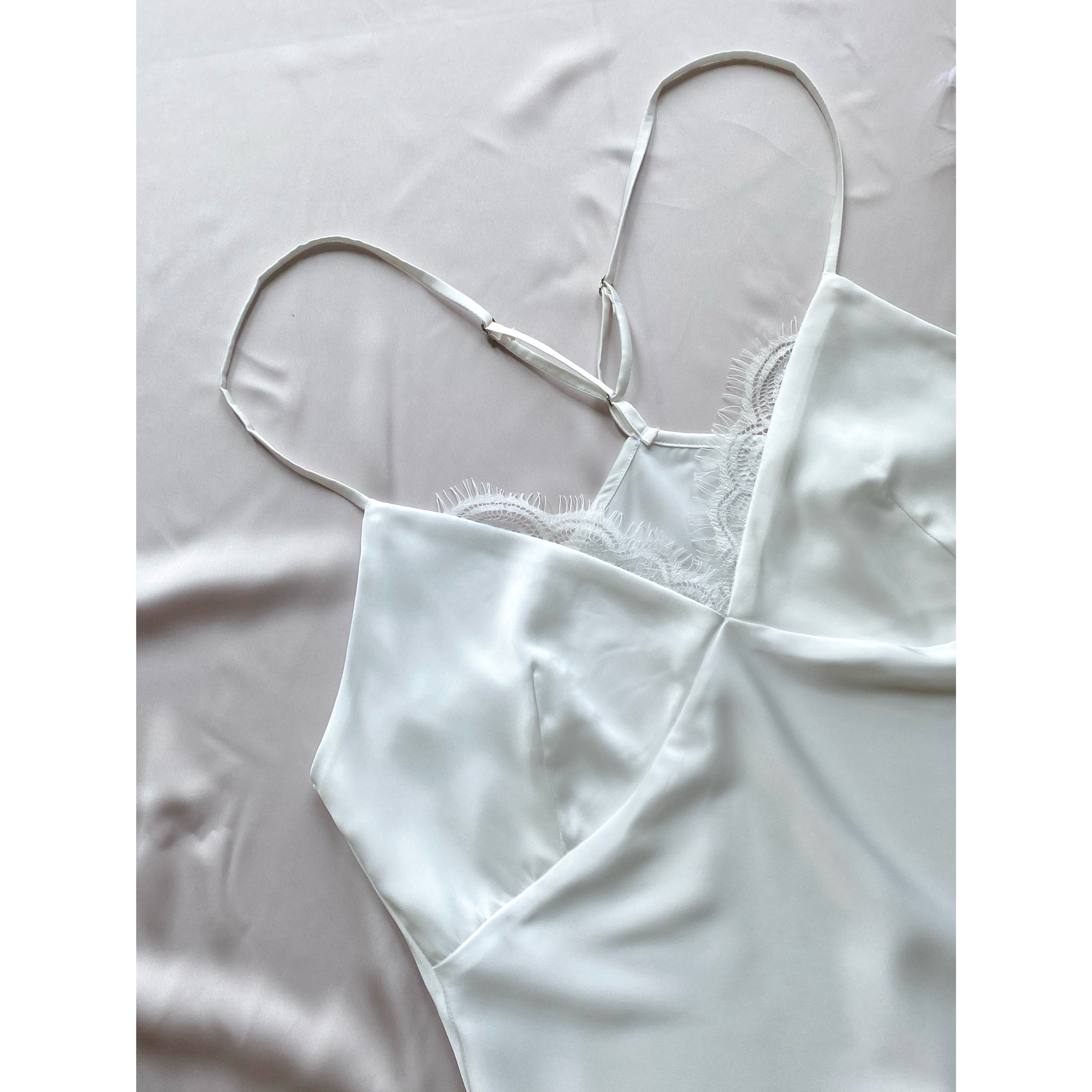 Satin Lace Cami & Shorts Set Summer Pajama Bridal Sleepwear Honeymoon Outfit LAYLISSET