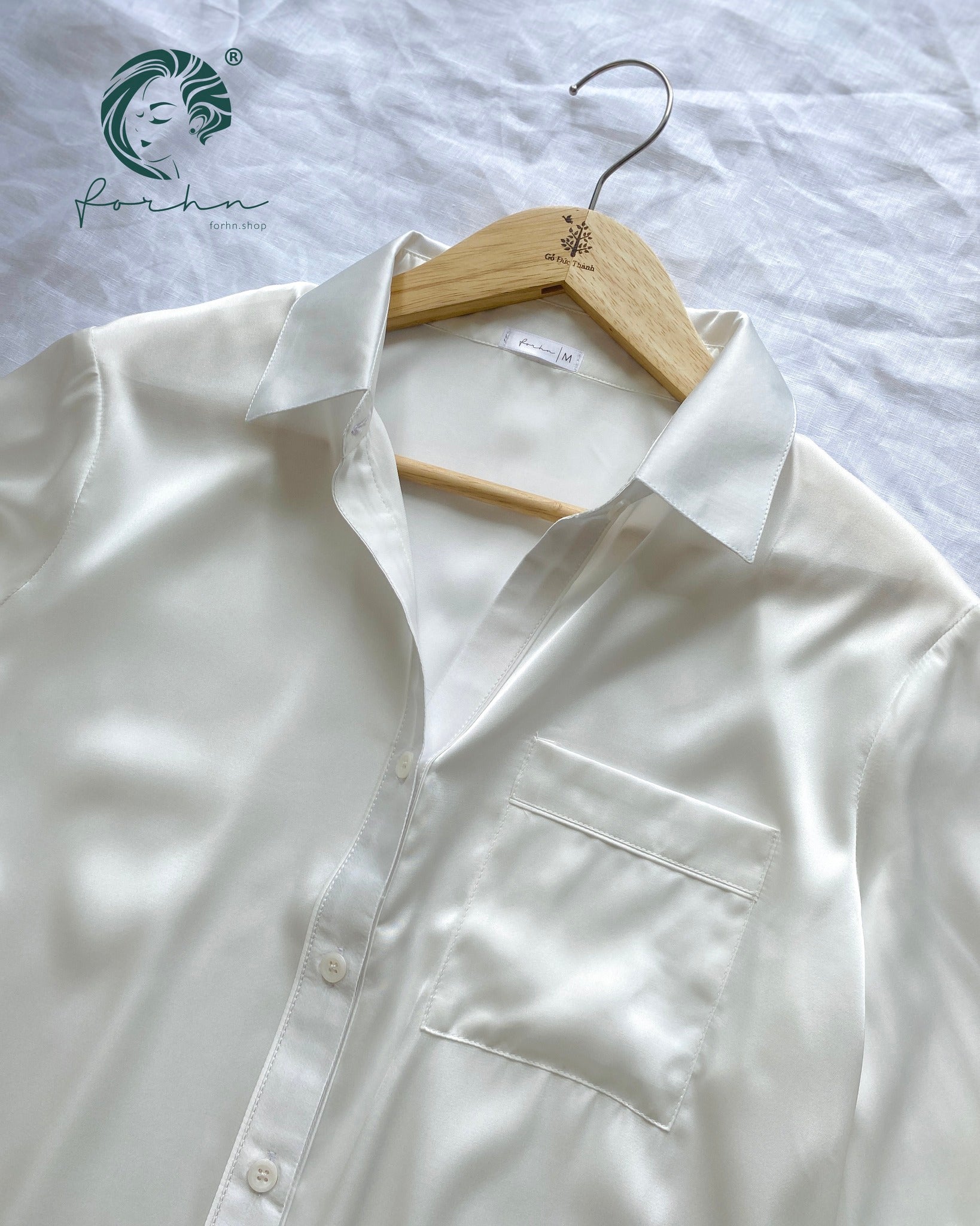 SOMI1 Satin Nightshirt for Women, Long Sleeve Button Down Sleepwear, Silky Pajama Dress