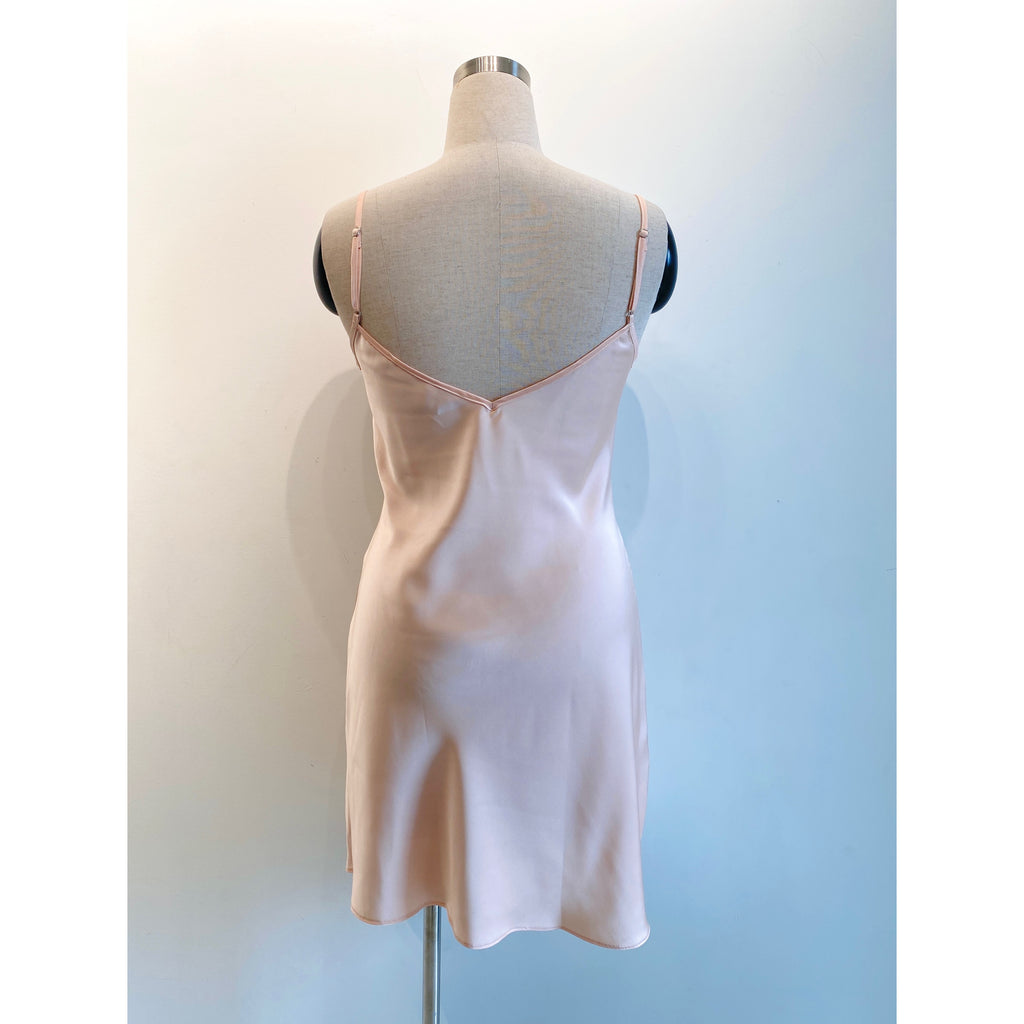 Joie Satin Slip Dress Cami Nightgown Silky Sleepwear