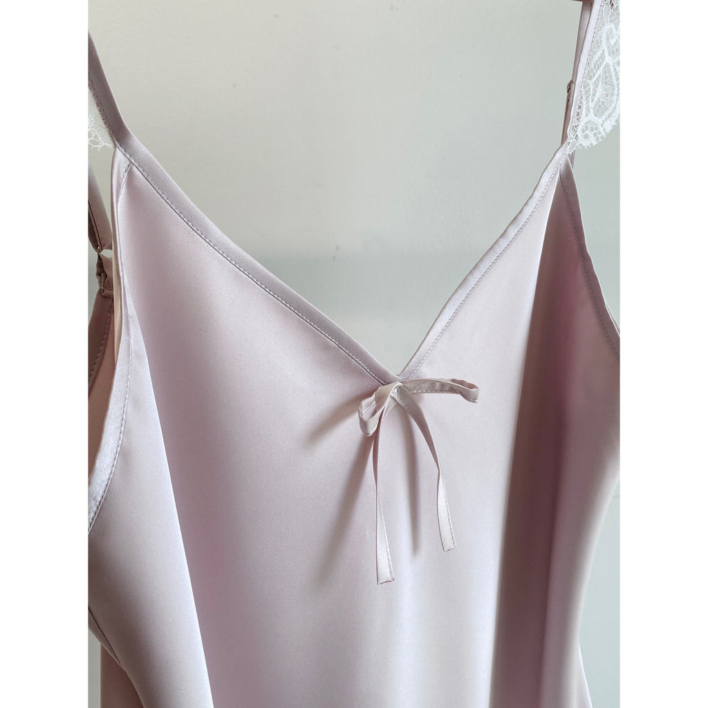 Eira Lace Satin Pajama Set | Cami and Shorts Sleepwear | Silky Sleep set | Bridal Shower Gift