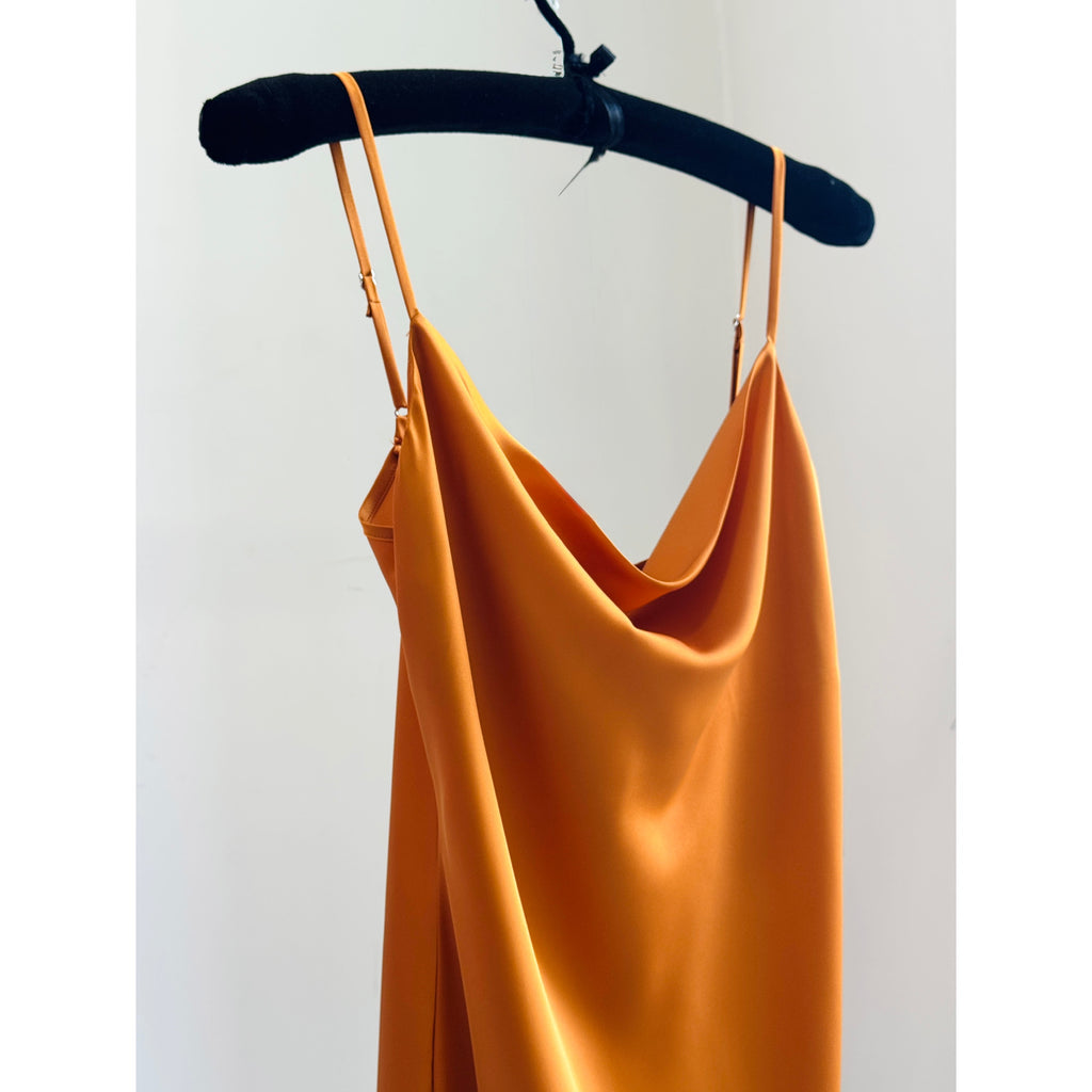Cowl Neck Slip Dress Silky Sleepwear Cami Nightgown for Women | Mini Mirabel