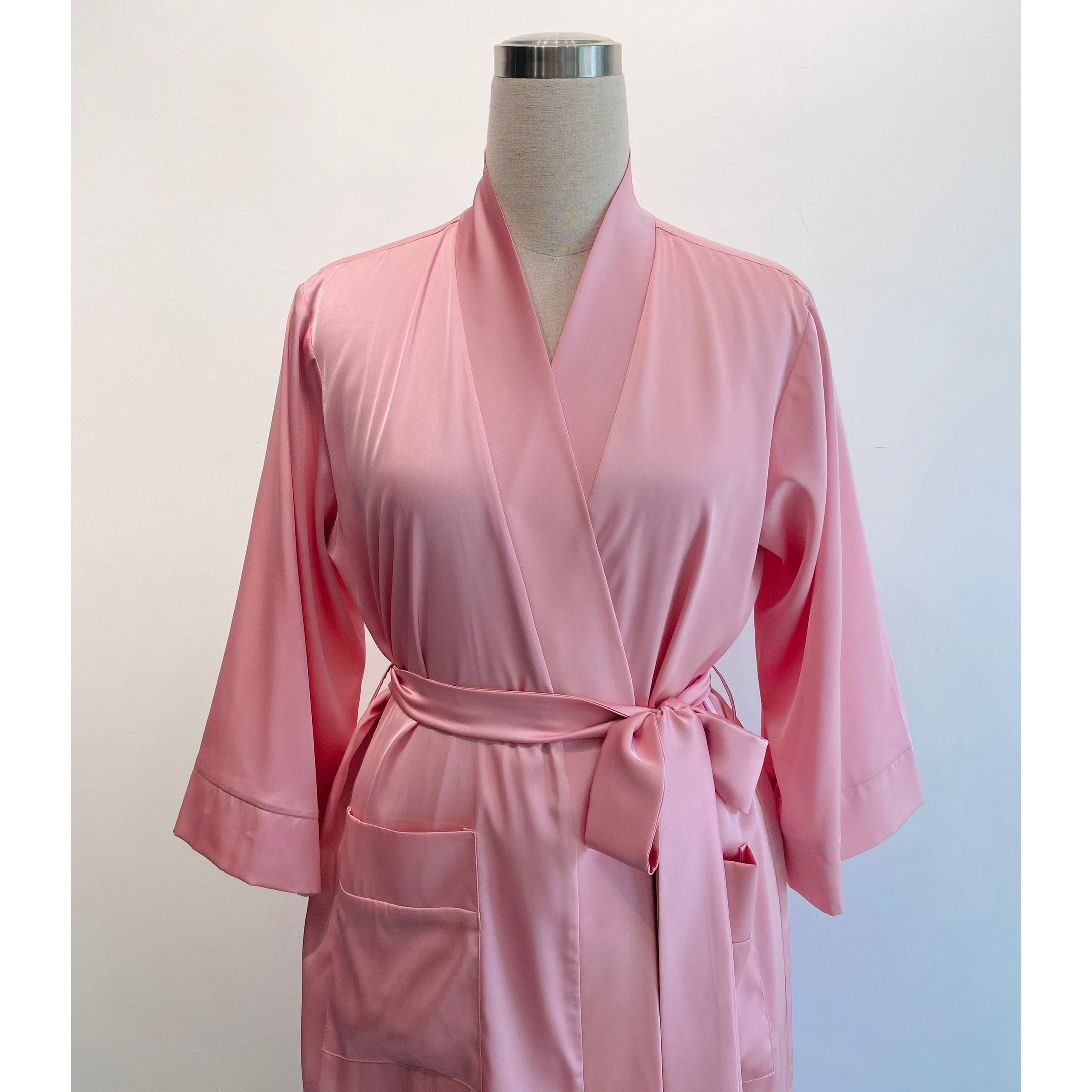 Silky Robe Getting Ready Dress Bridal Party Loungewear Satin Kimono