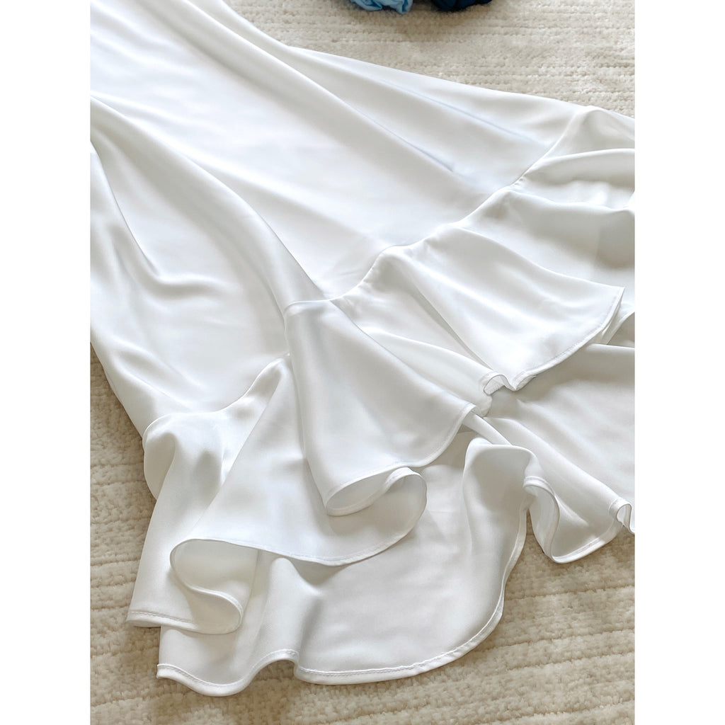 Ami Satin Fishtail Dress, Bridal Nightgown & Elegant Sleepwear
