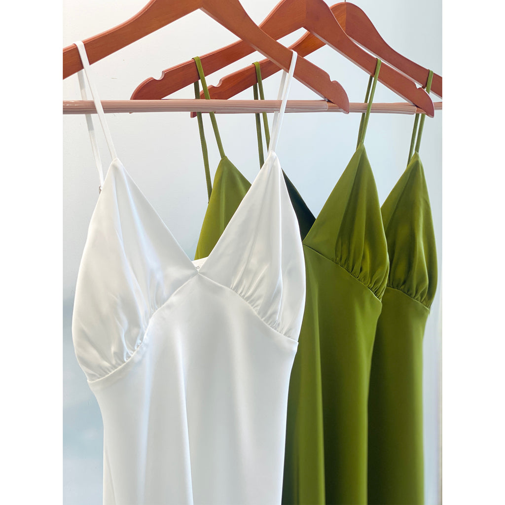 Satin Slip Dress Cami Nightgown Bride Bridesmaid Gift Kevacup1