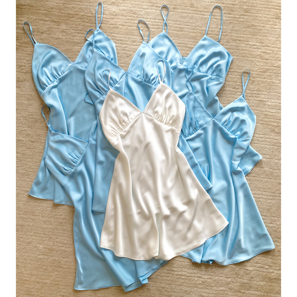 Cami Nightgown Bridal Party Bridesmaid Gift Women's Sleepwear Satin Robe