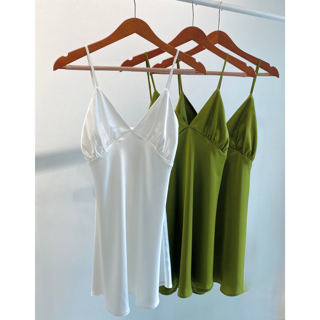 Satin Slip Dress Cami Nightgown Bride Bridesmaid Gift Kevacup1