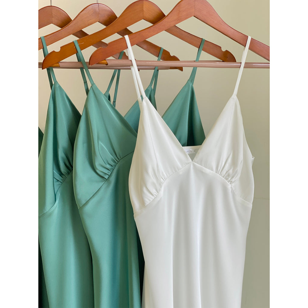 Satin Slip Dress Bridesmaid Nightgown Bridal Party Gifts Kevacup1