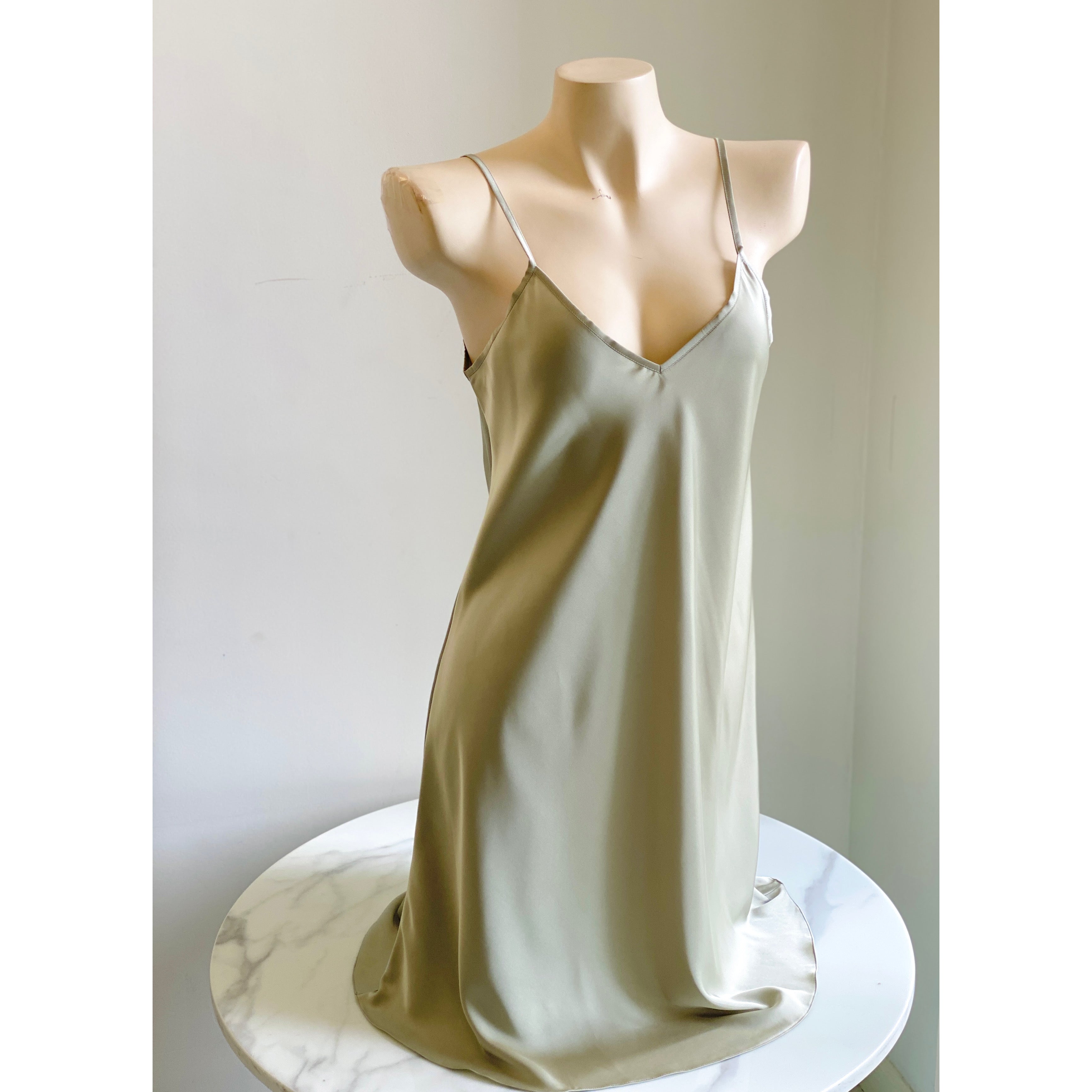 Joie Satin Slip Dress Bridesmaid Nightgown Under Slip or Petticoat