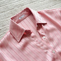 Pink & Gold Sparkle Stripe Satin Blouse – Satin Skirt, Chloe Set