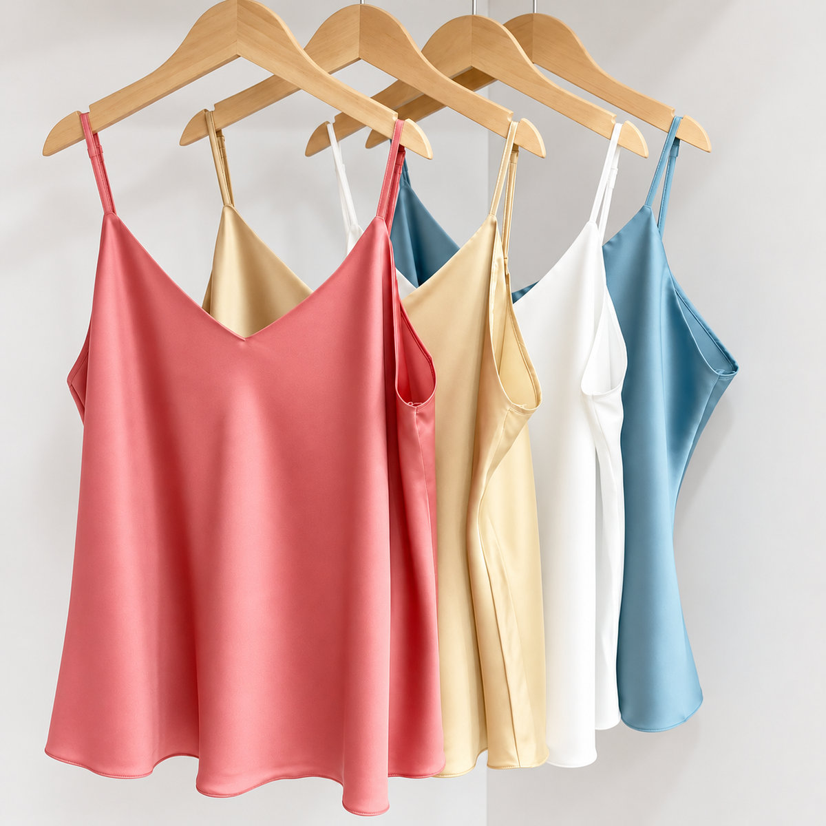 Ednatim Silky Camisole Top or Pajamas Shorts Set
