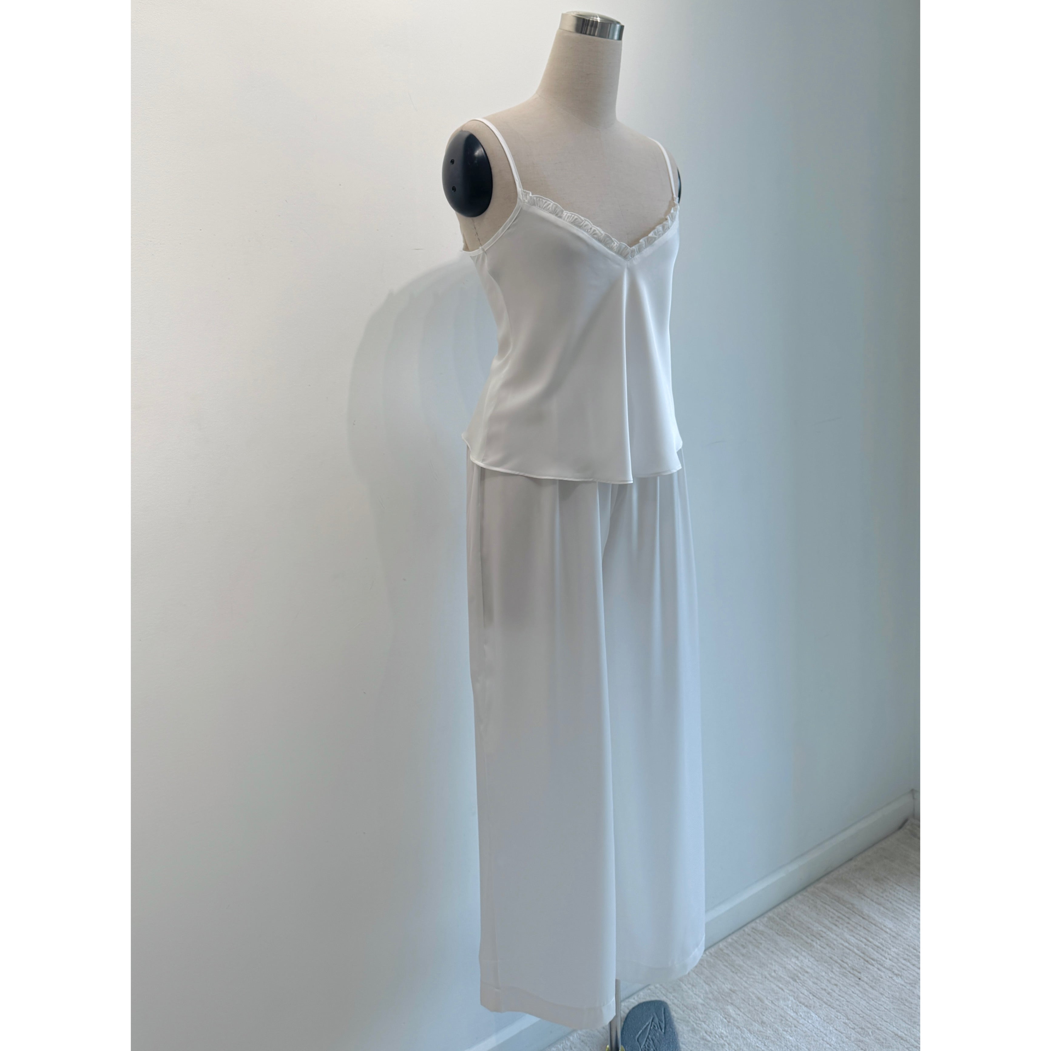 Satin Cami Long Pants Set Women, Bridal Sleepwear, Loungewear Pajama Set MixJulie