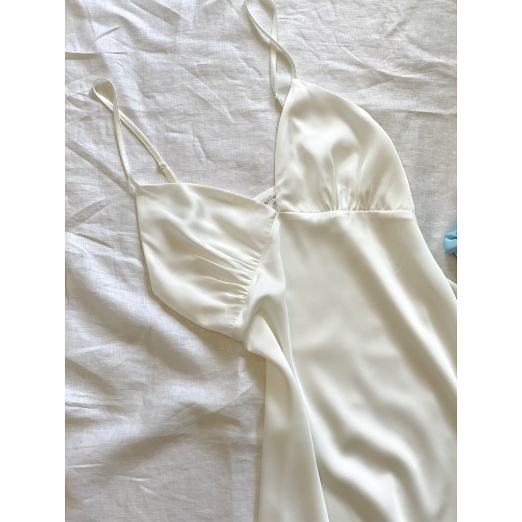 Satin Slip Dress Bridesmaid Nightgown Bridal Party Gifts Kevacup1