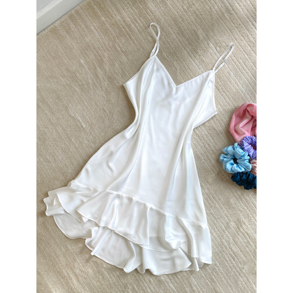 Ami Satin Fishtail Dress, Bridal Nightgown & Elegant Sleepwear