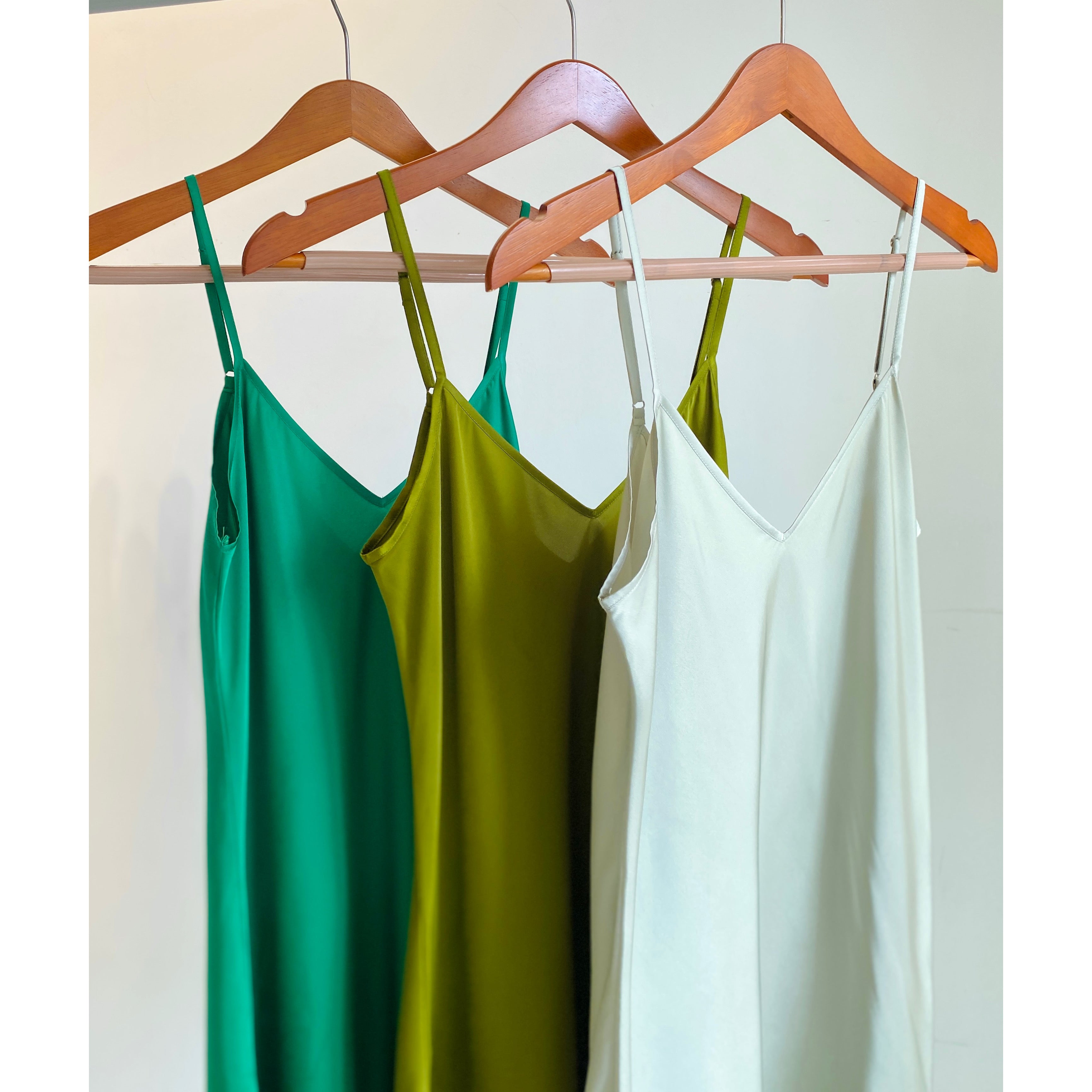 Joie Satin Slip Dress Cami Nightgown Silky Sleepwear
