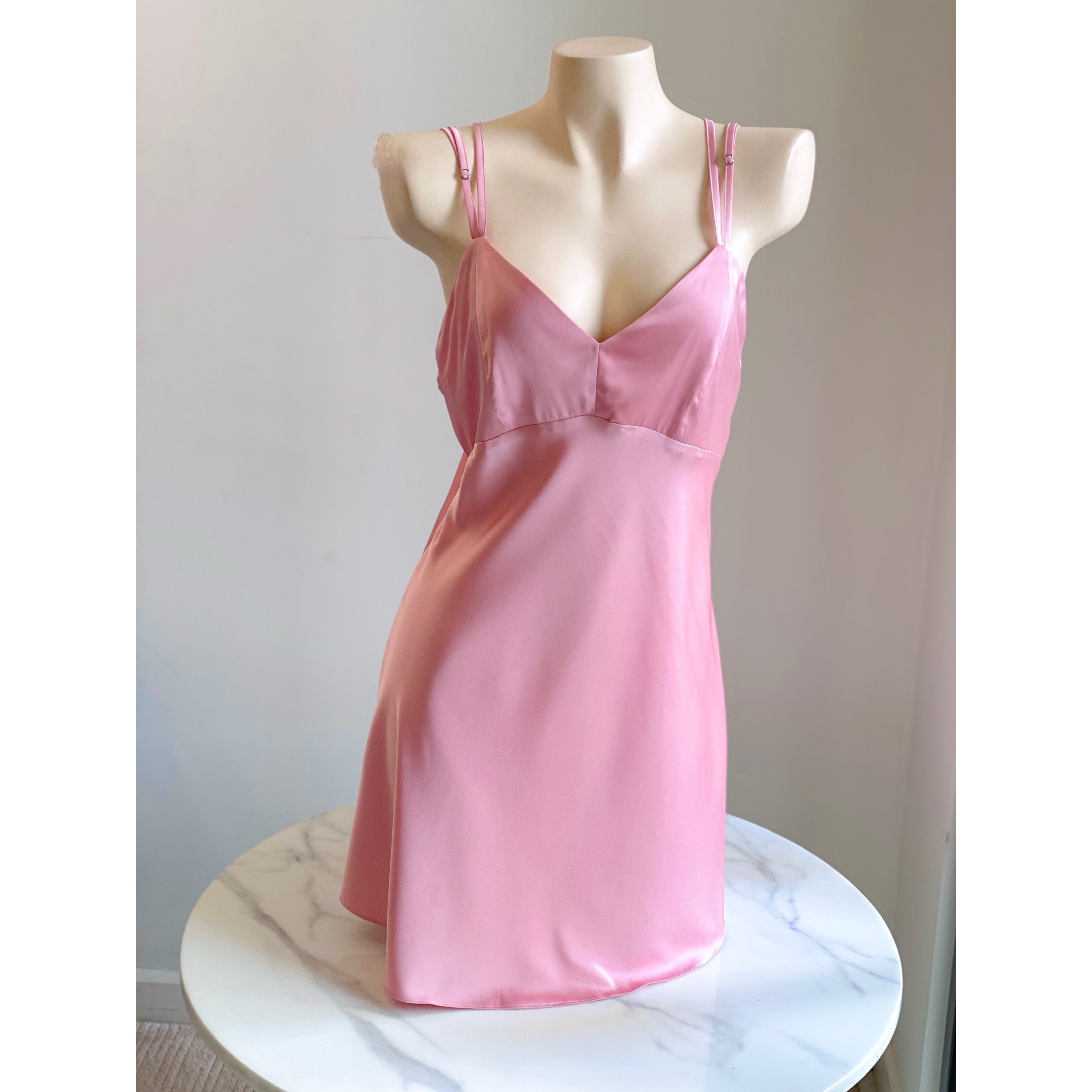 Satin Backless Slip Dress Sexy Sleepwear & Nightwear For Women Kevacup2