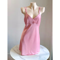 Silky Satin Backless Slip Dress – Open Back Cami Nightgown | CUP2