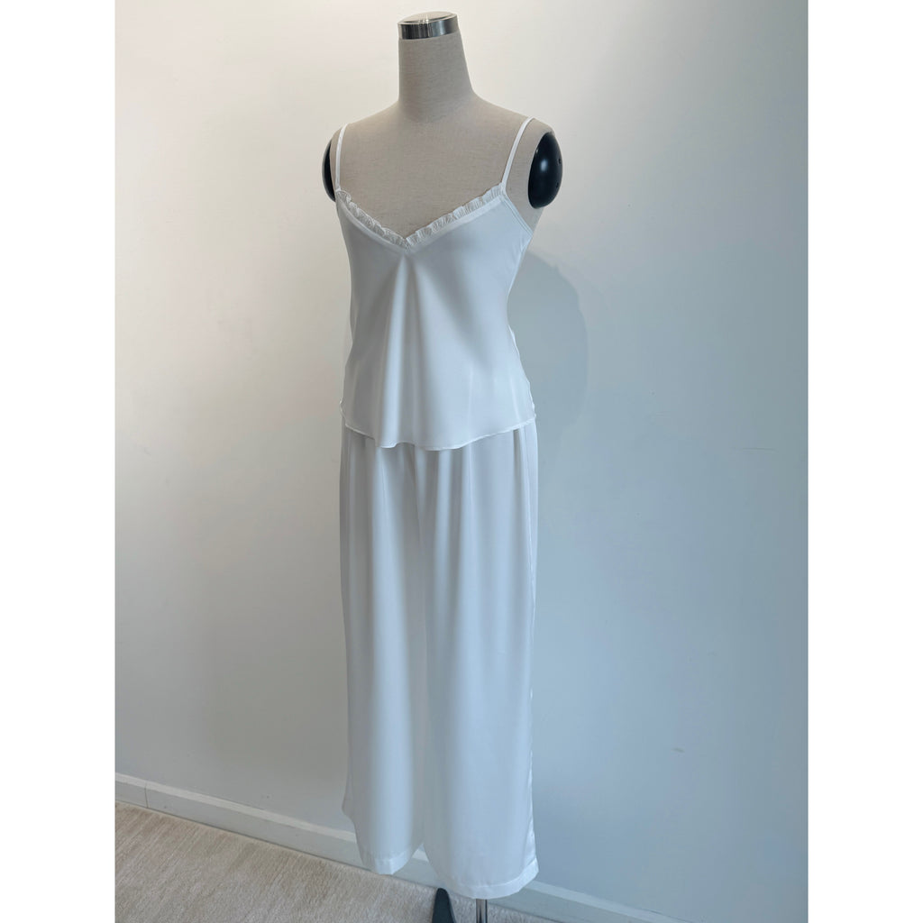 Satin Cami Long Pants Set Women, Bridal Sleepwear, Loungewear Pajama Set MixJulie